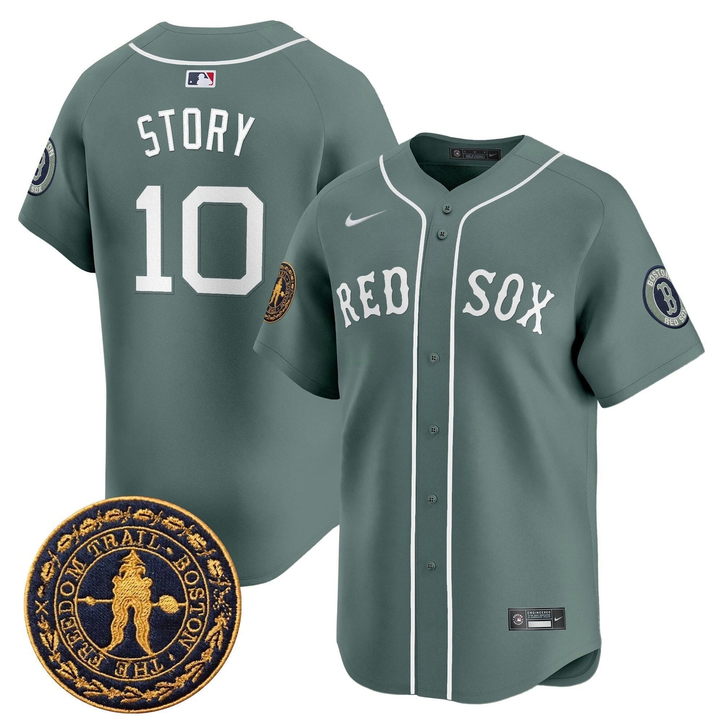 Camisa MLB Men’s Boston Freedom Trail Patch Vapor Premier Limited Jersey