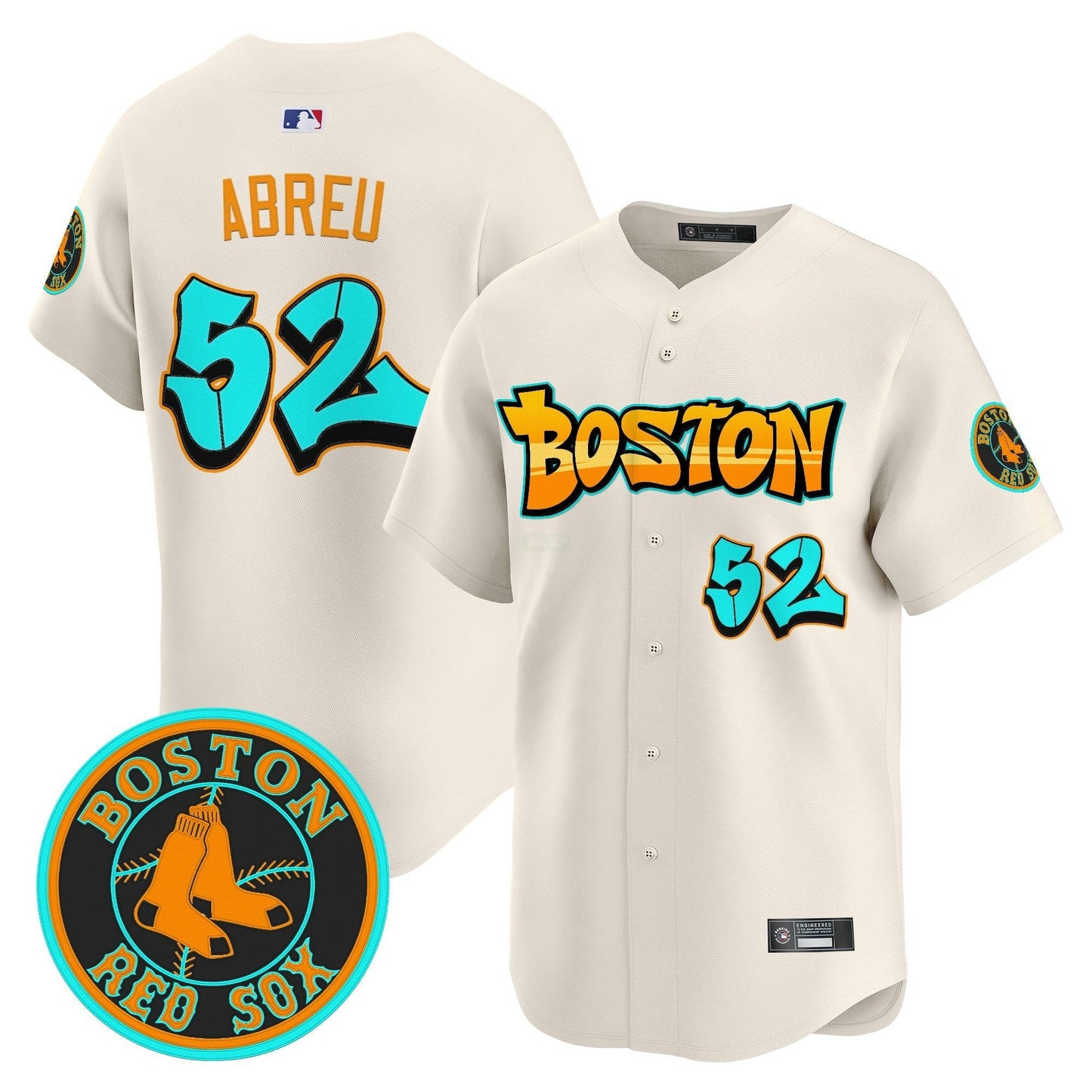 Camisa MLB Men’s Boston ‘Graffiti Streetstyle Edition’ Vapor Premier Limited Jersey
