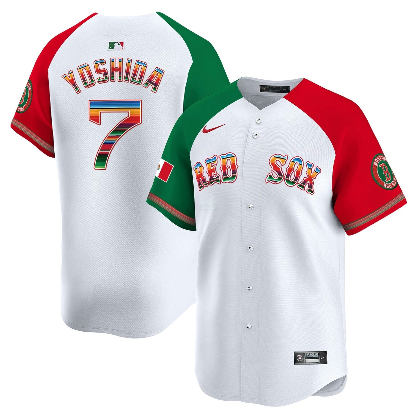 Camisa MLB Men’s Boston Mexico Vapor Premier Limited Jersey