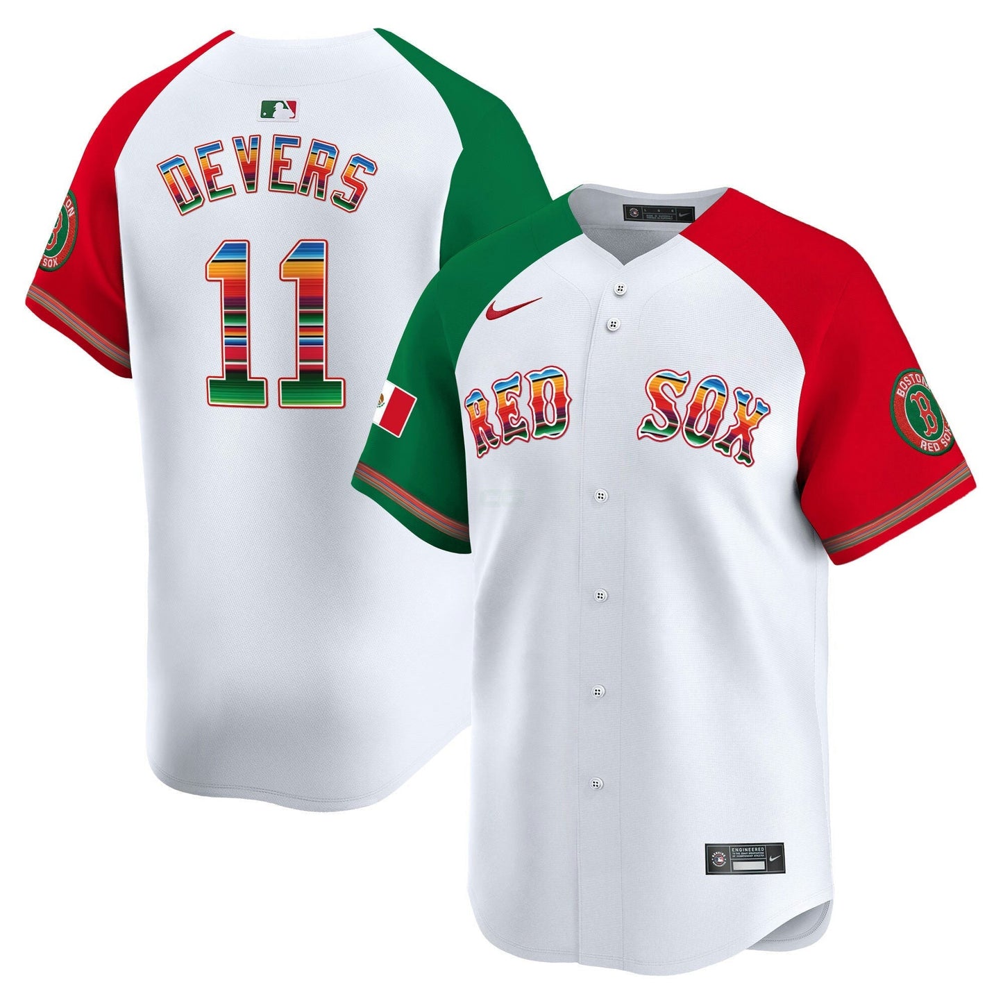 Camisa MLB Men’s Boston Mexico Vapor Premier Limited Jersey