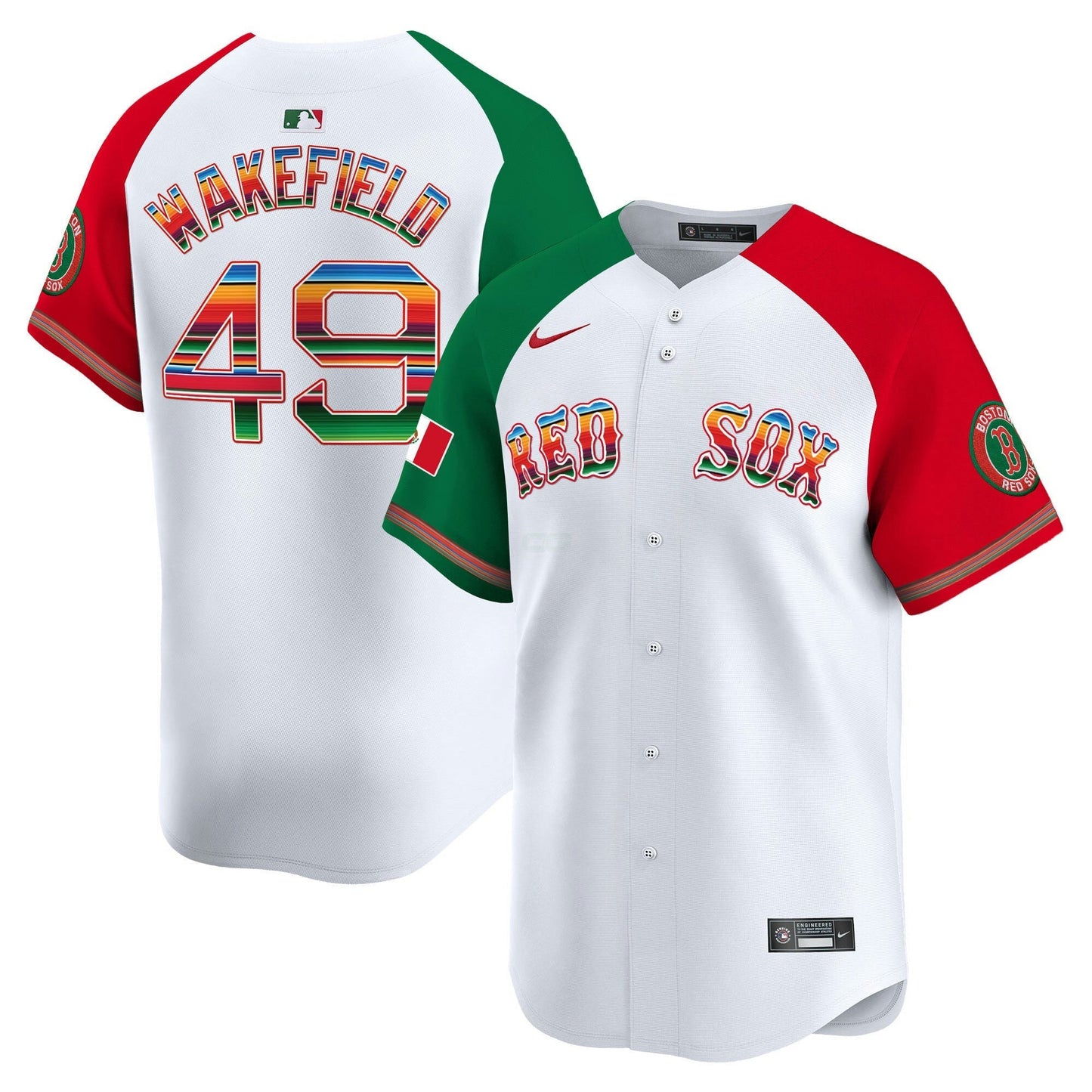 Camisa MLB Men’s Boston Mexico Vapor Premier Limited Jersey