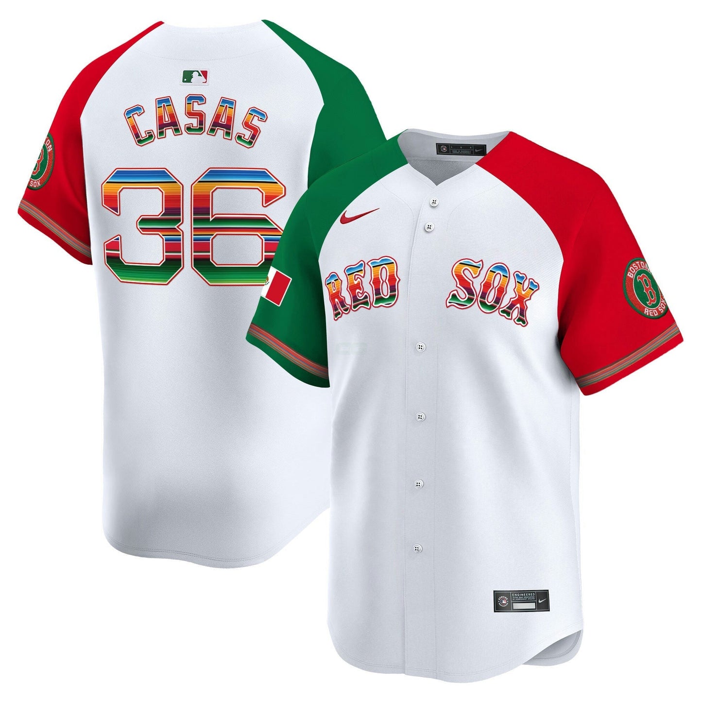 Camisa MLB Men’s Boston Mexico Vapor Premier Limited Jersey