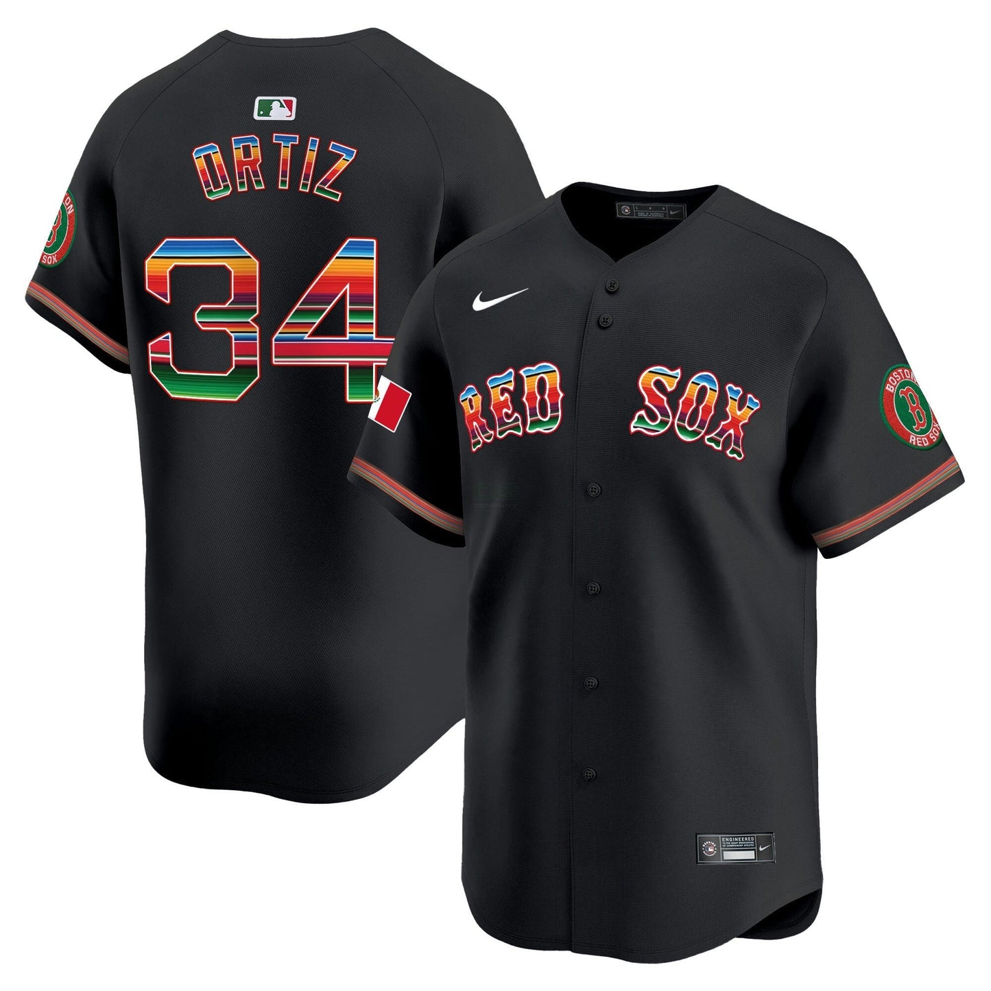 Camisa MLB Men’s Boston Mexico Vapor Premier Limited Jersey
