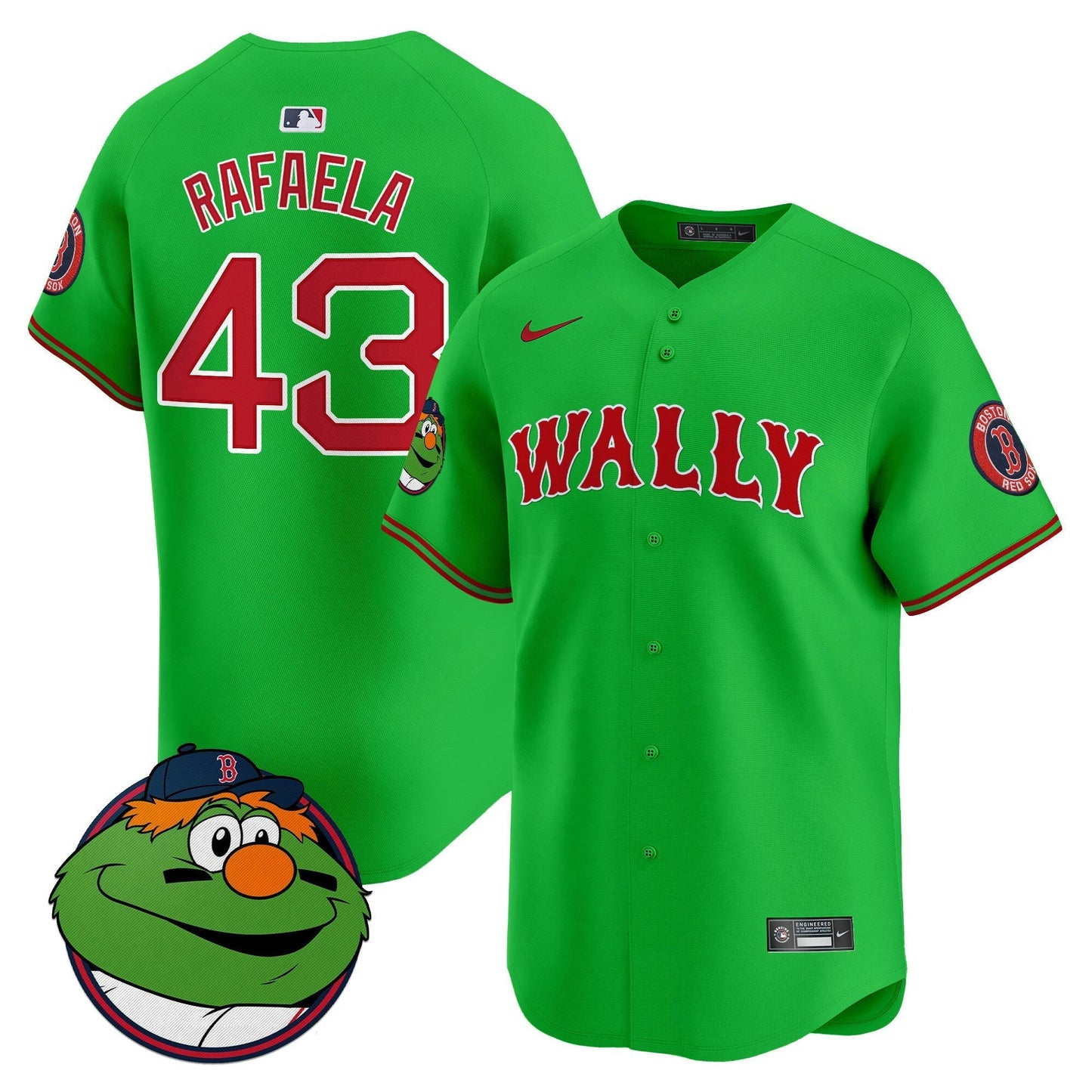 Camisa MLB Men’s Boston Wally Vapor Premier Limited Jersey