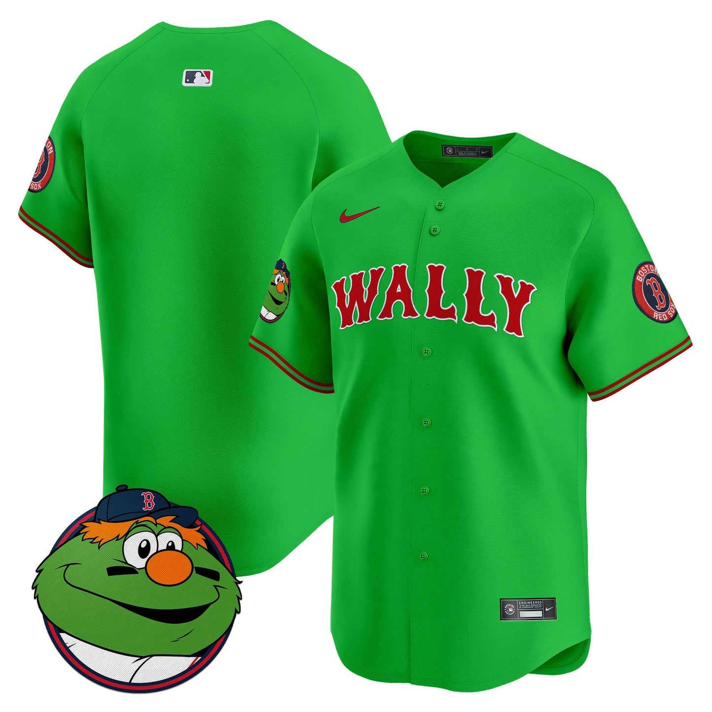 Camisa MLB Men’s Boston Wally Vapor Premier Limited Jersey