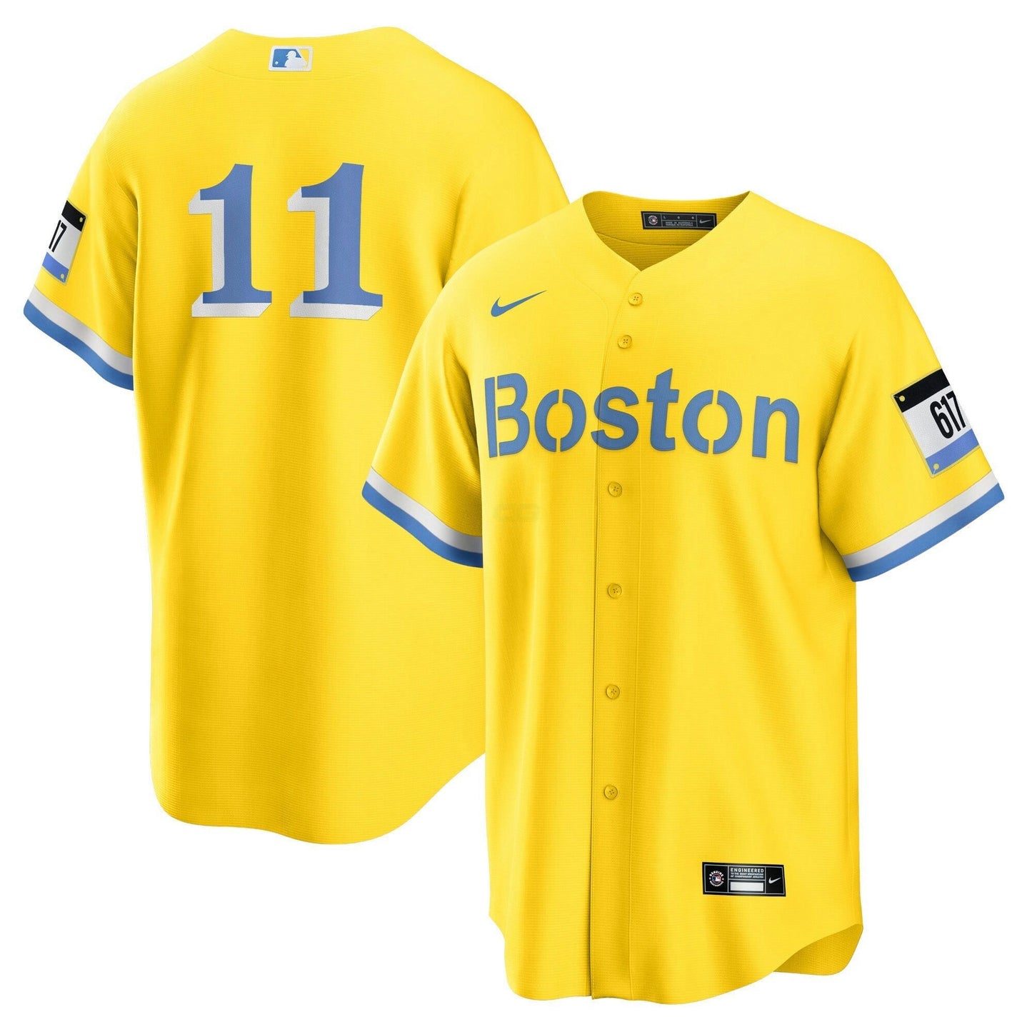 Camisa MLB Men’s Boston Yellow Jersey