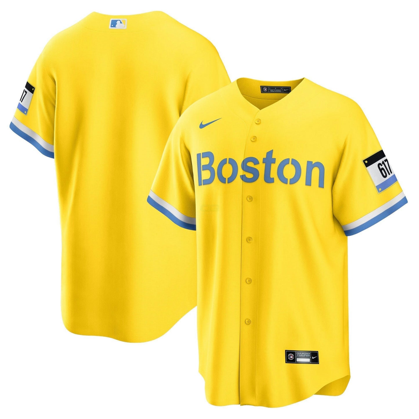 Camisa MLB Men’s Boston Yellow Jersey