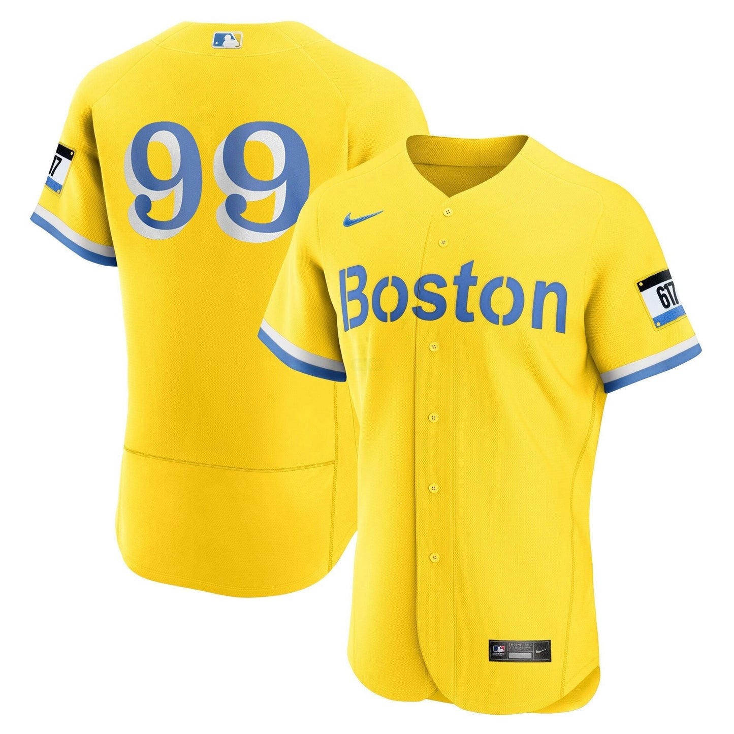 Camisa MLB Men’s Boston Yellow Jersey