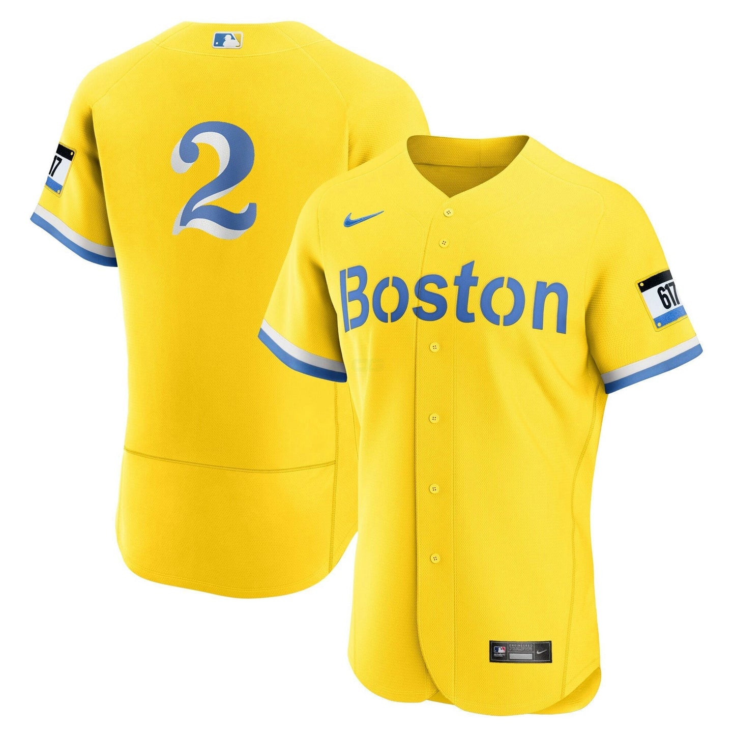 Camisa MLB Men’s Boston Yellow Jersey
