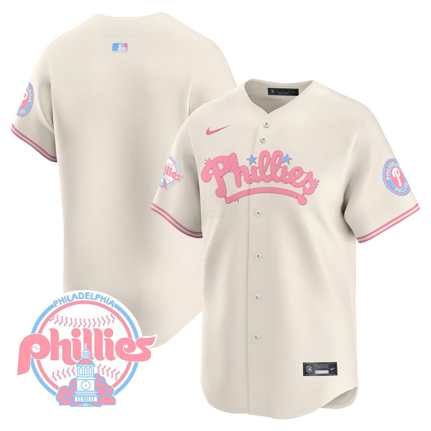 Camisa MLB Men’s Bubblegum Pink Vapor Premier Limited Jersey