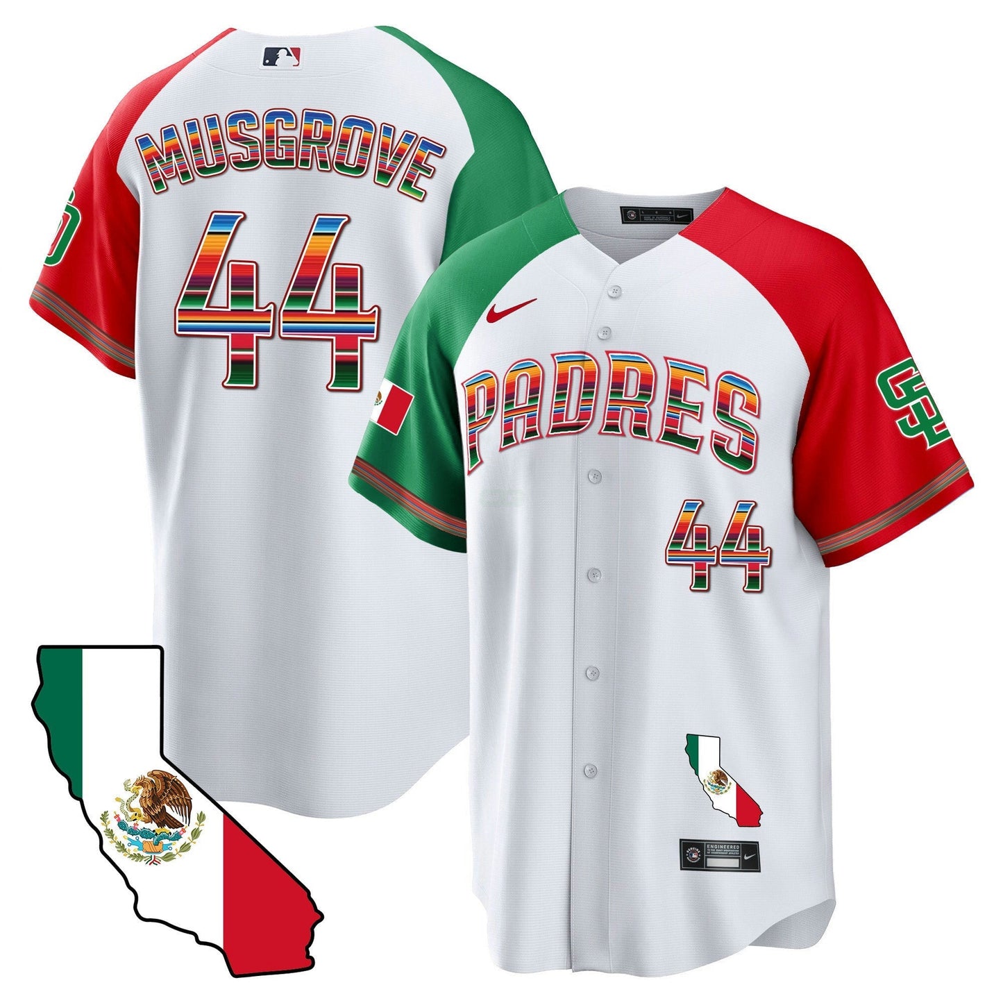 Camisa MLB Men’s California Map Cool Base Jersey