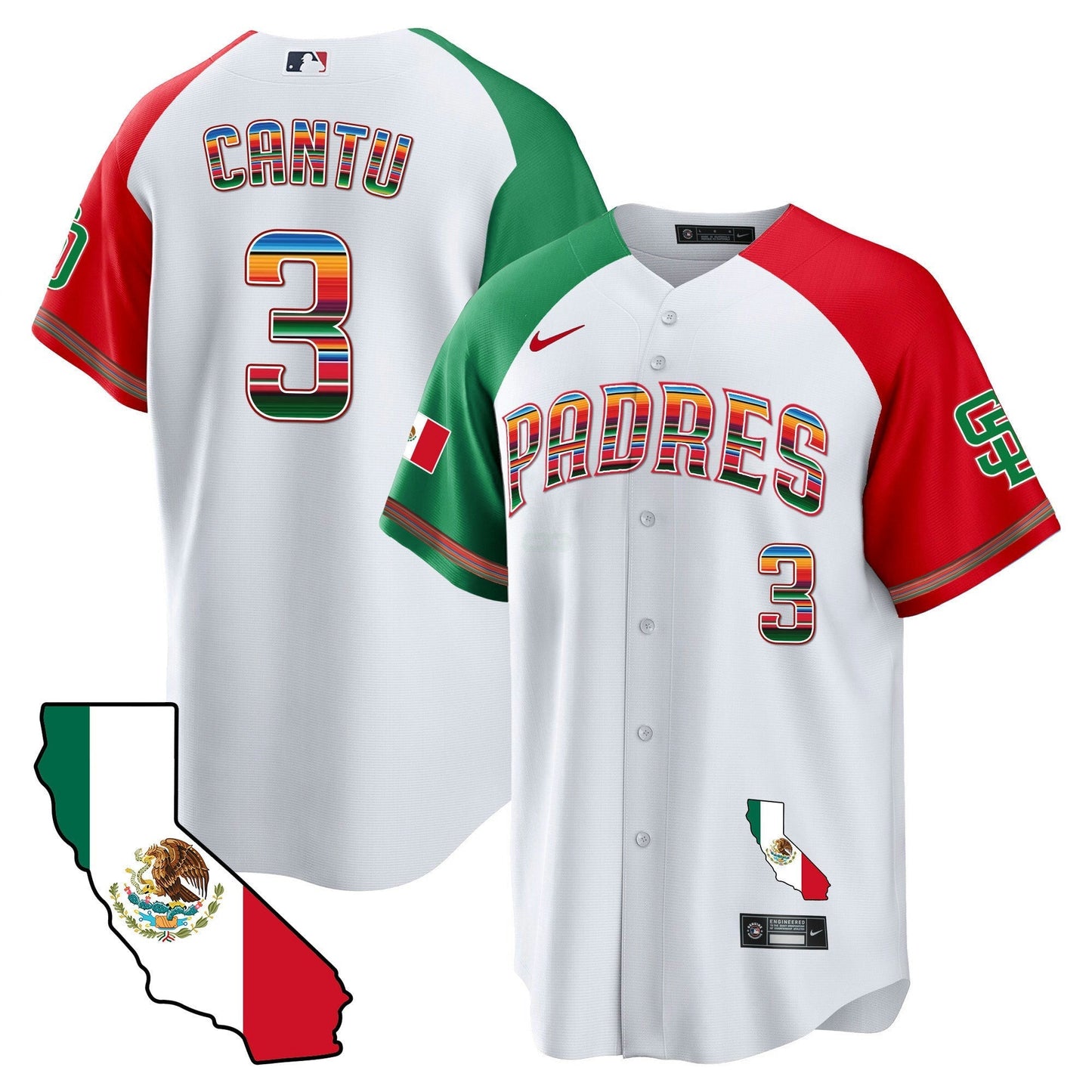 Camisa MLB Men’s California Map Cool Base Jersey
