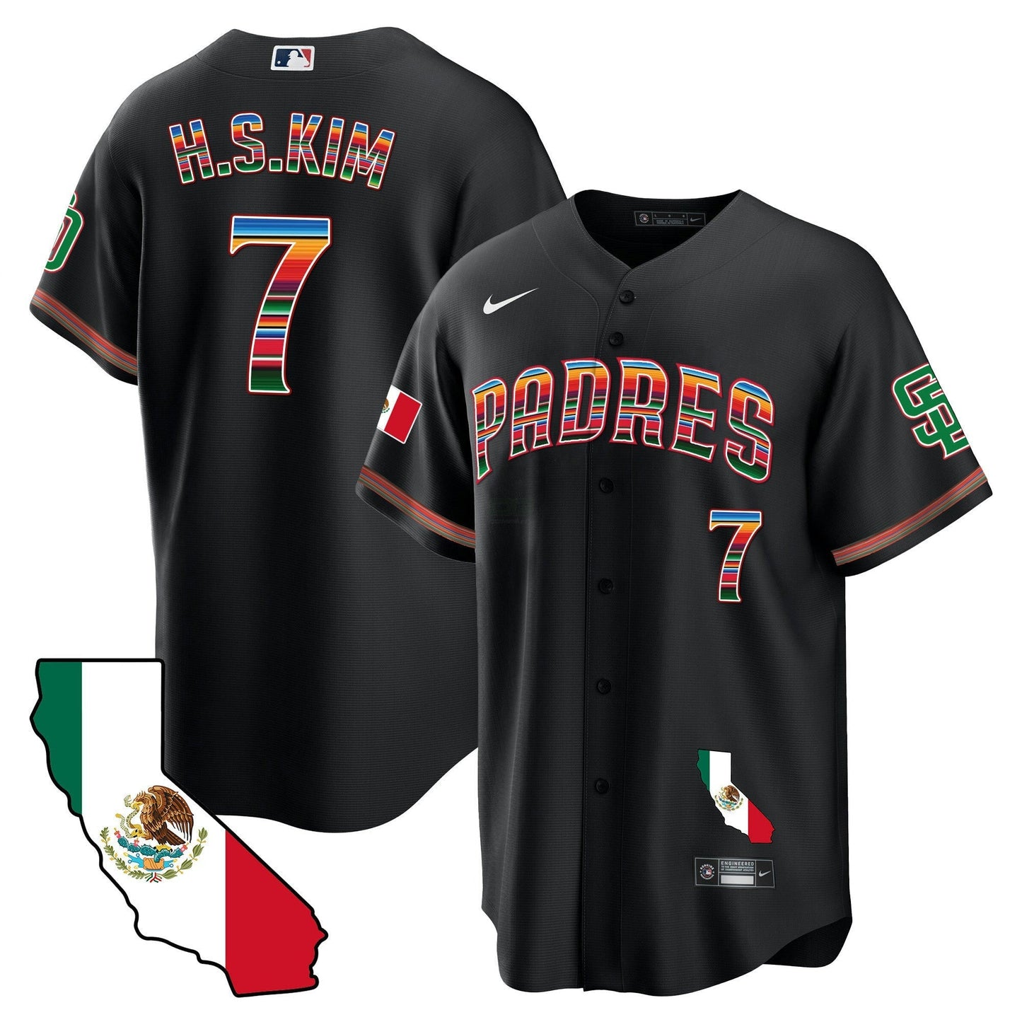 Camisa MLB Men’s California Map Cool Base Jersey