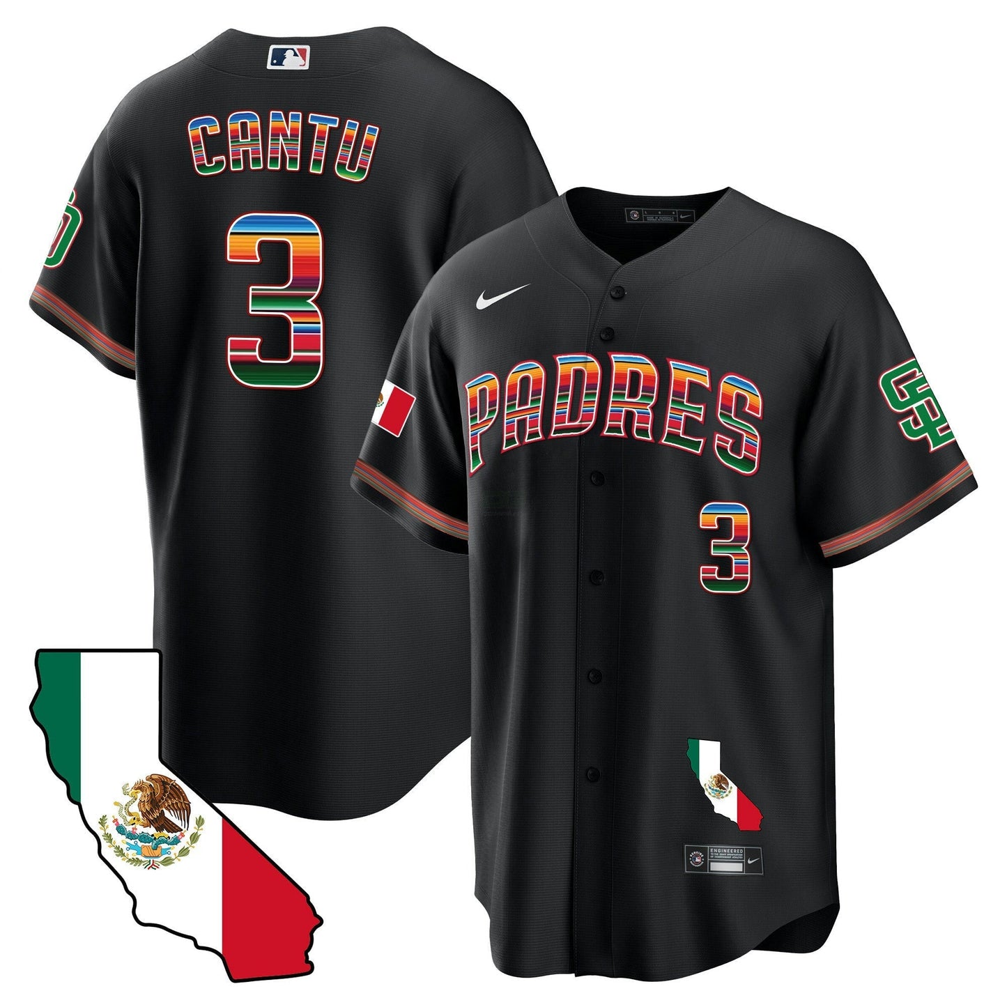 Camisa MLB Men’s California Map Cool Base Jersey