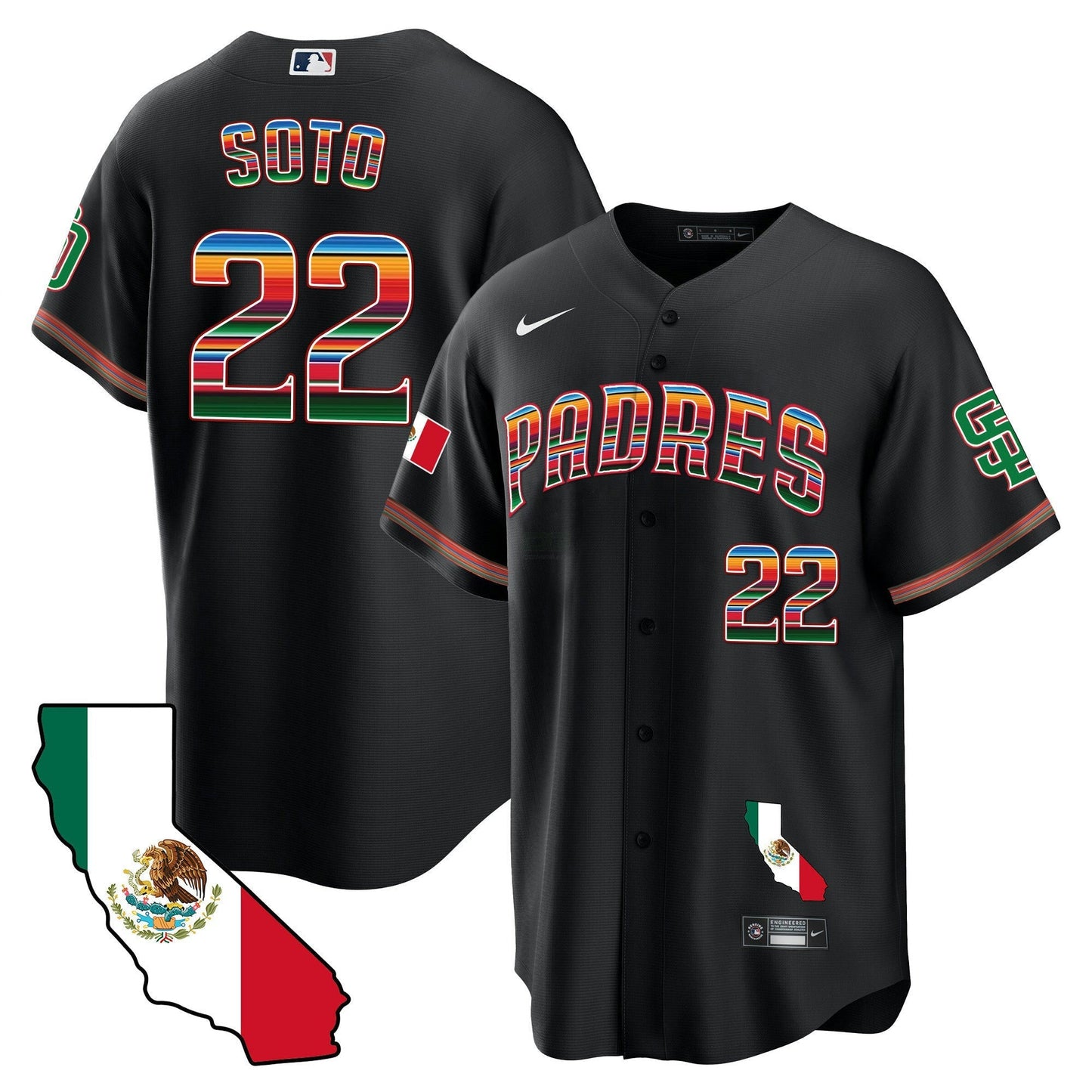 Camisa MLB Men’s California Map Cool Base Jersey