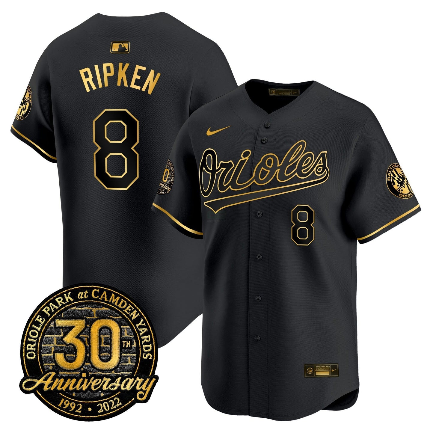 Camisa MLB Men’s Camden Yards 30th Anniversary Patch Vapor Premier Limited Jersey