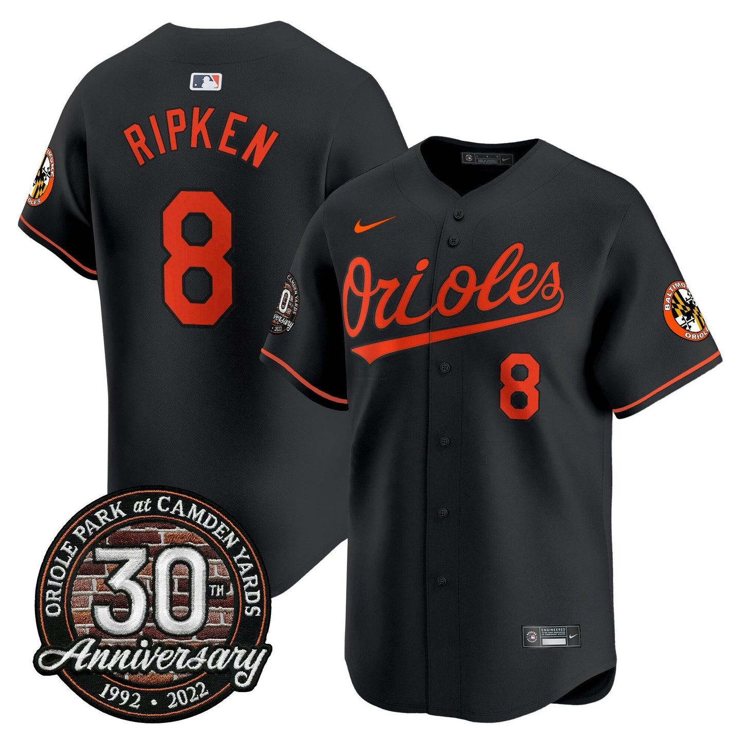 Camisa MLB Men’s Camden Yards 30th Anniversary Patch Vapor Premier Limited Jersey