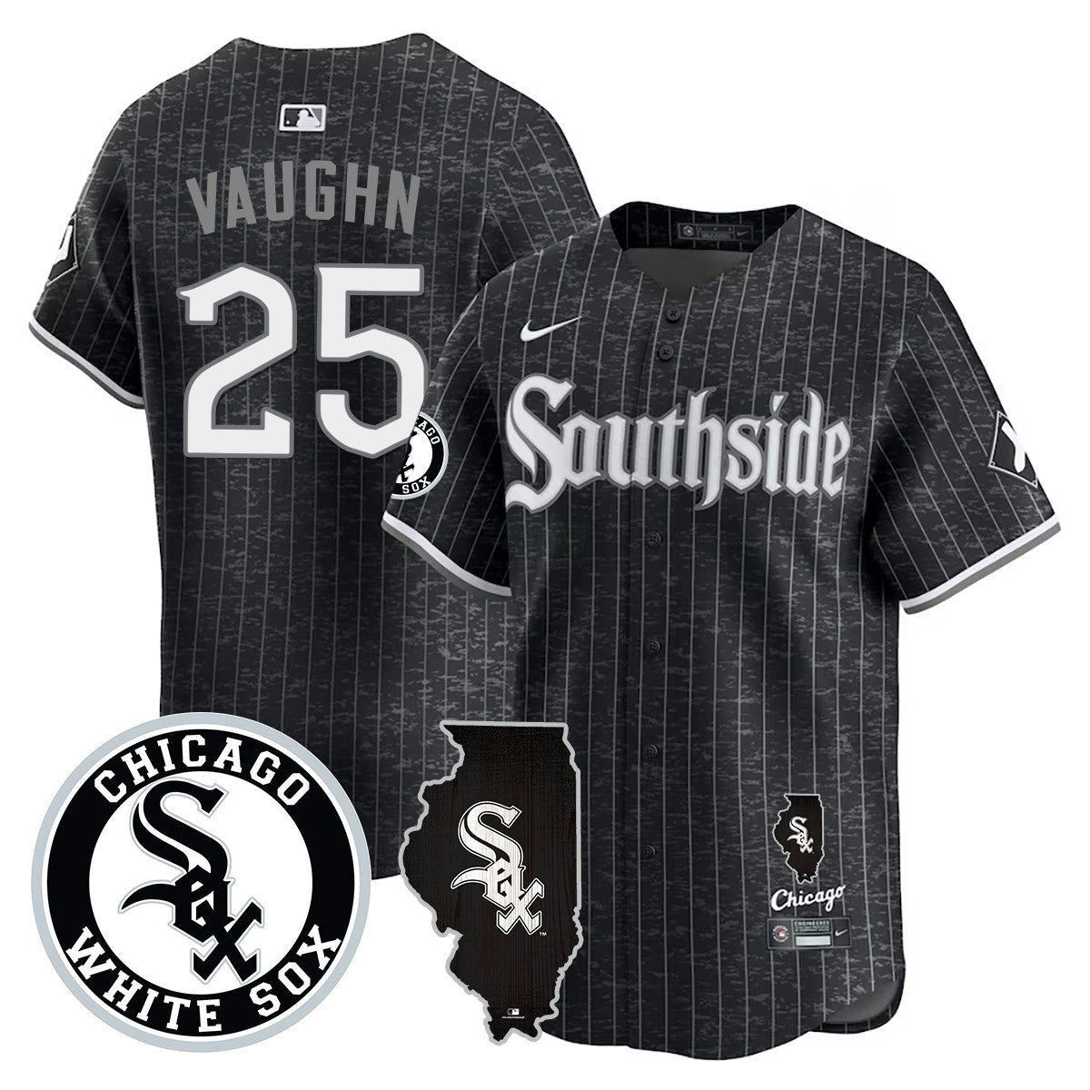 Camisa MLB Men’s Chicago 2024 City Connect Vaper Premier Limited Jersey