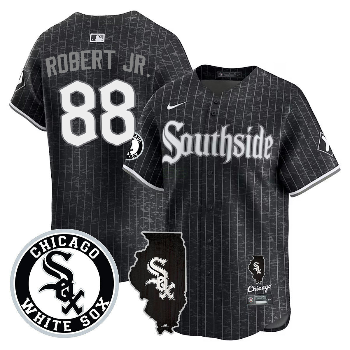 Camisa MLB Men’s Chicago 2024 City Connect Vaper Premier Limited Jersey