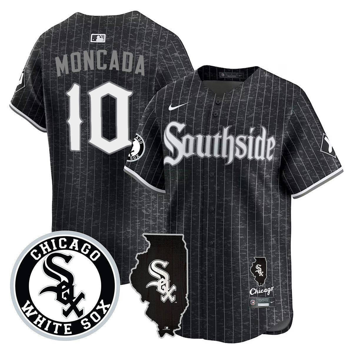 Camisa MLB Men’s Chicago 2024 City Connect Vaper Premier Limited Jersey