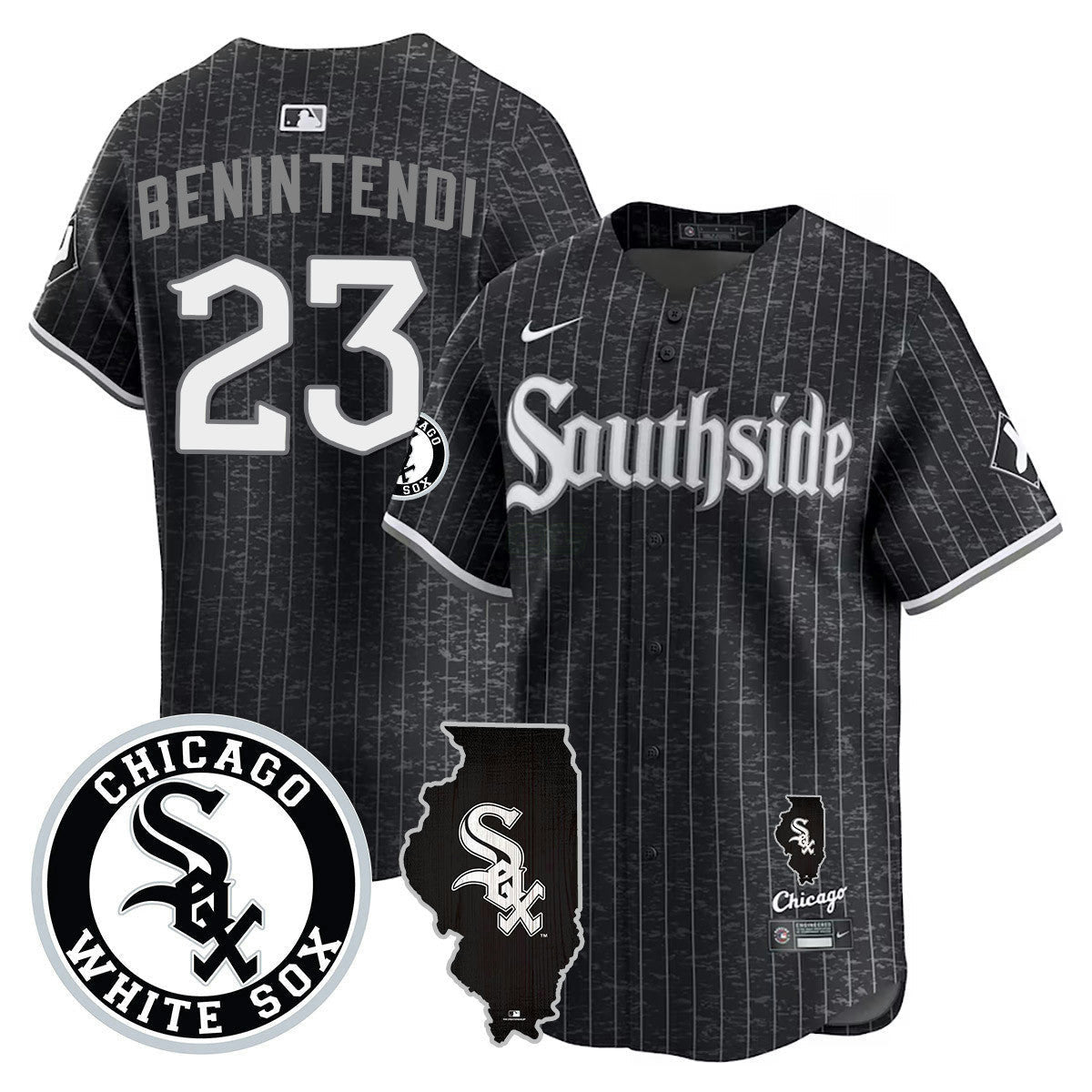 Camisa MLB Men’s Chicago 2024 City Connect Vaper Premier Limited Jersey