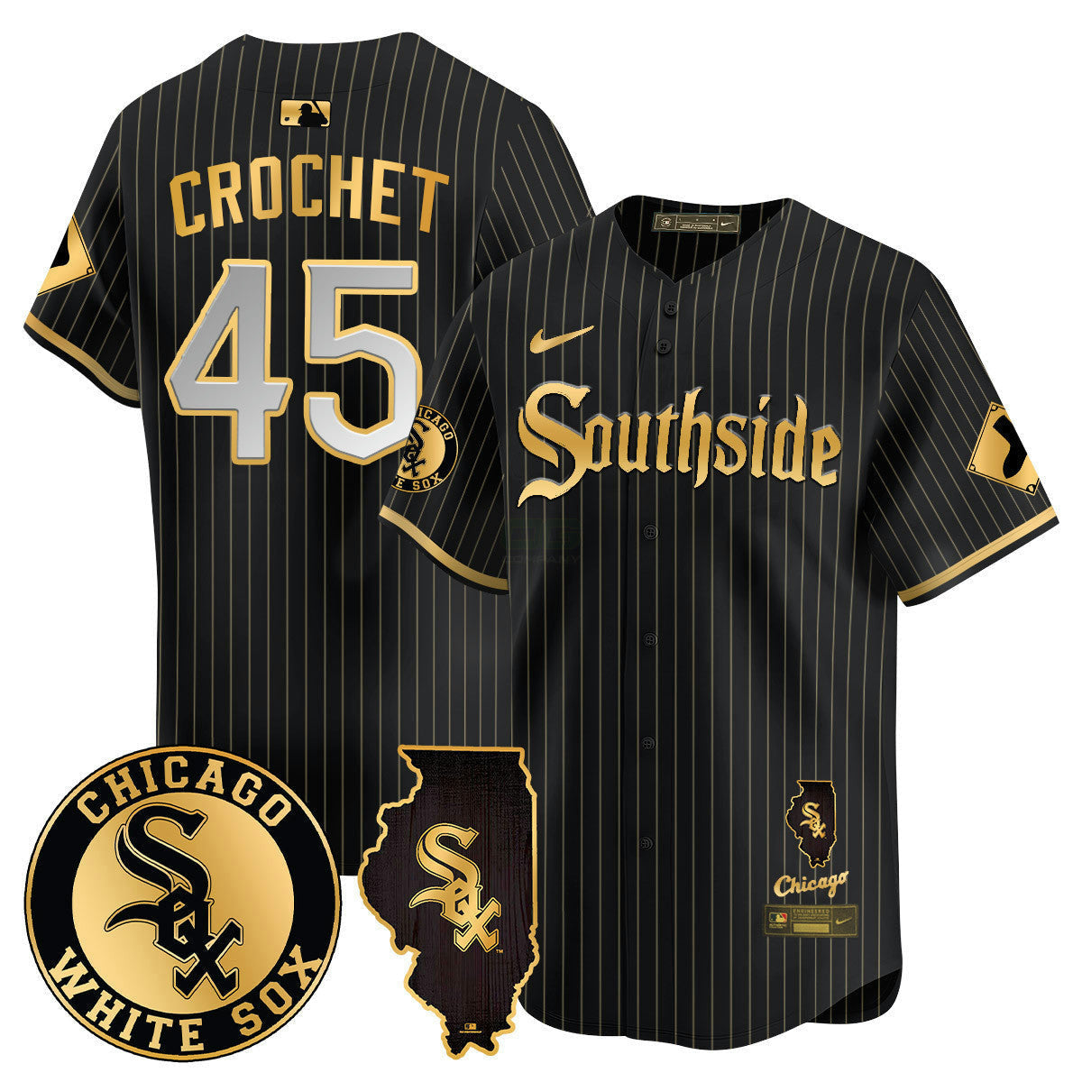 Camisa MLB Men’s Chicago 2024 City Connect Vaper Premier Limited Jersey