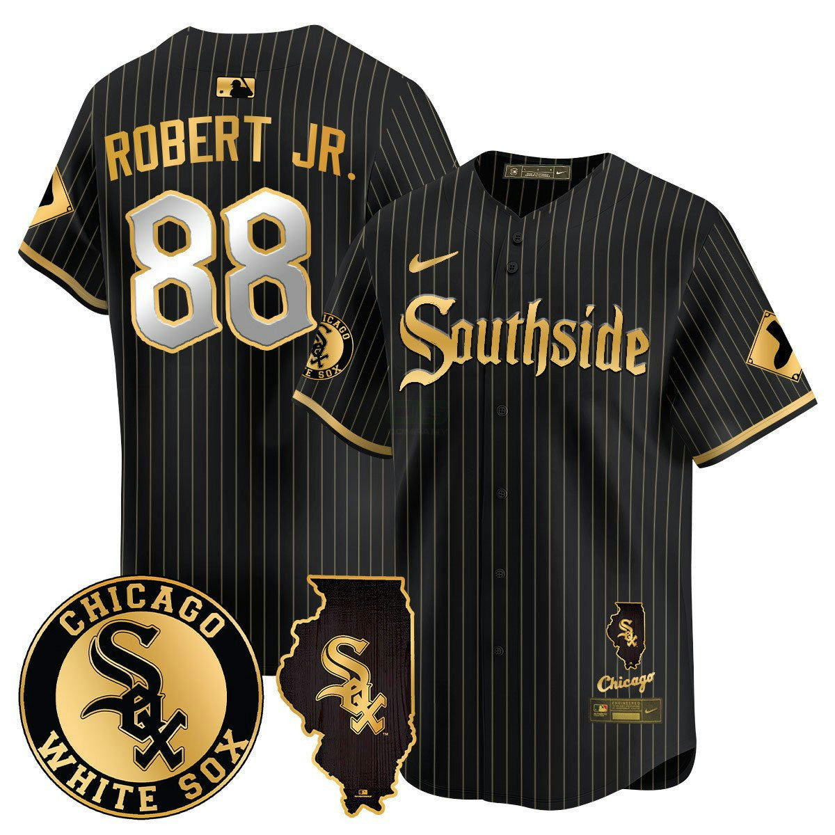 Camisa MLB Men’s Chicago 2024 City Connect Vaper Premier Limited Jersey