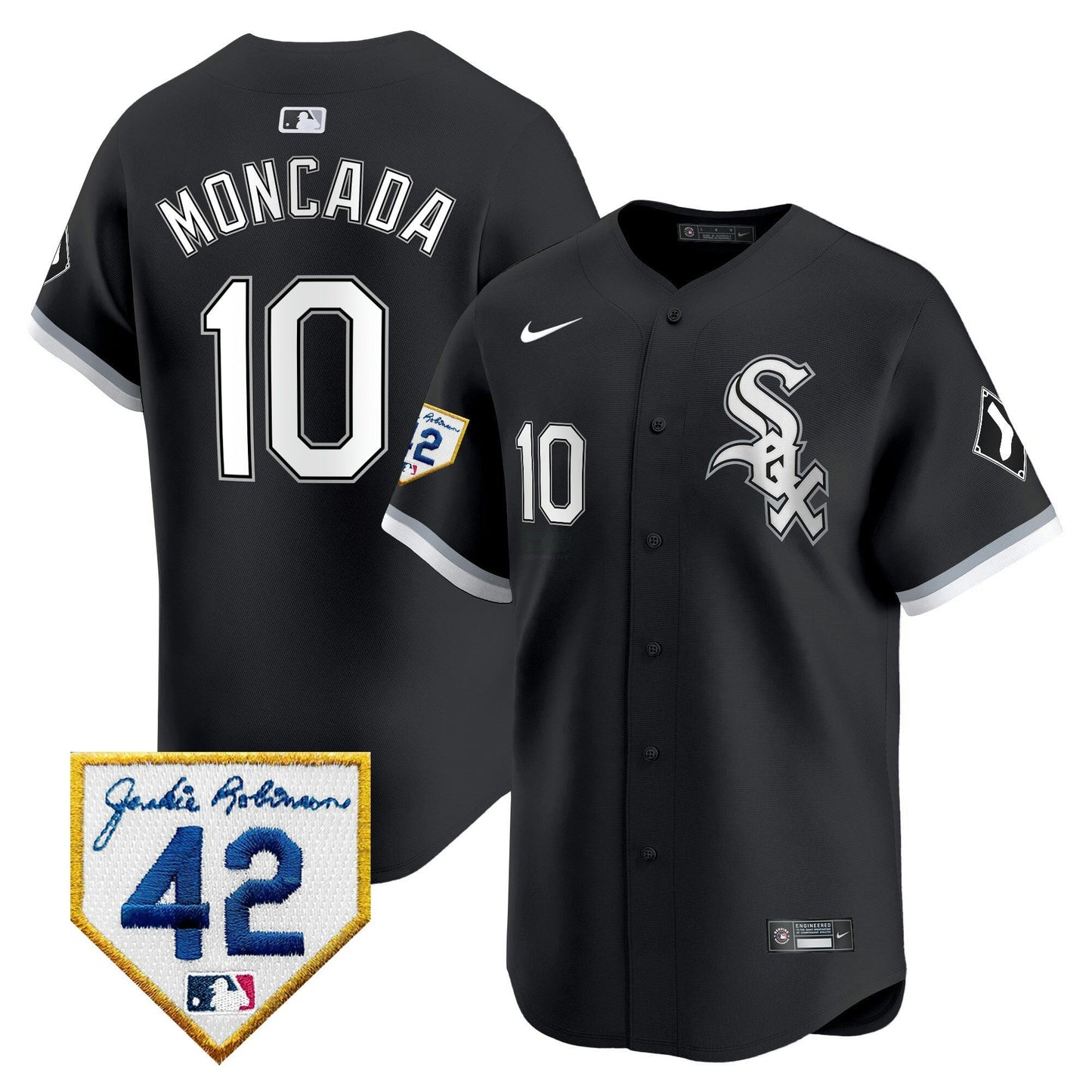 Camisa MLB Chicago White Sox Men’s Chicago 2024 Jackie Robinson Patch Vapor Premier Limited Jersey