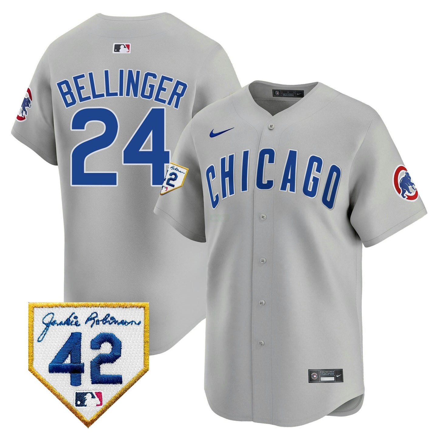 Camisa MLB Men’s Chicago 2024 Jackie Robinson Patch Vapor Premier Limited Jersey V2