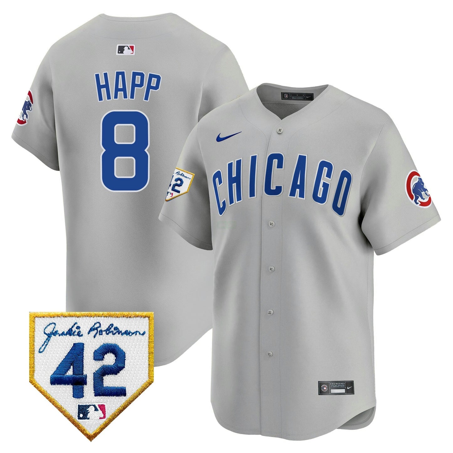 Camisa MLB Men’s Chicago 2024 Jackie Robinson Patch Vapor Premier Limited Jersey V2