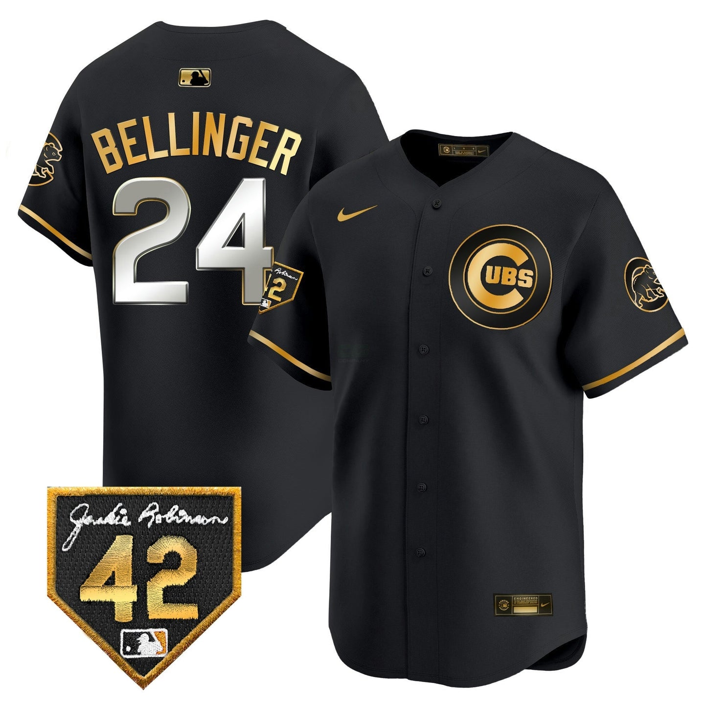 Camisa MLB Men’s Chicago 2024 Jackie Robinson Patch Vapor Premier Limited Jersey V2
