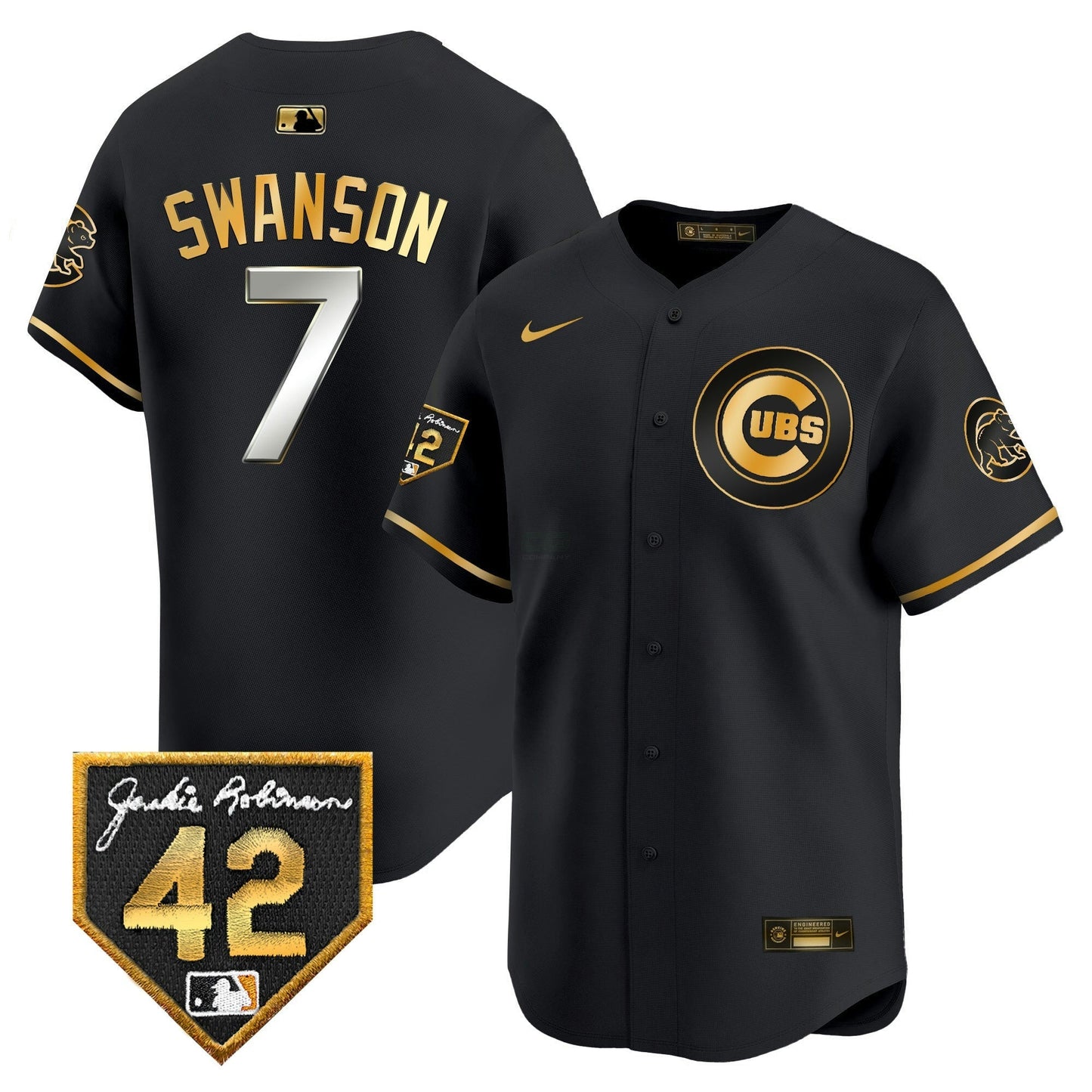 Camisa MLB Men’s Chicago 2024 Jackie Robinson Patch Vapor Premier Limited Jersey V2