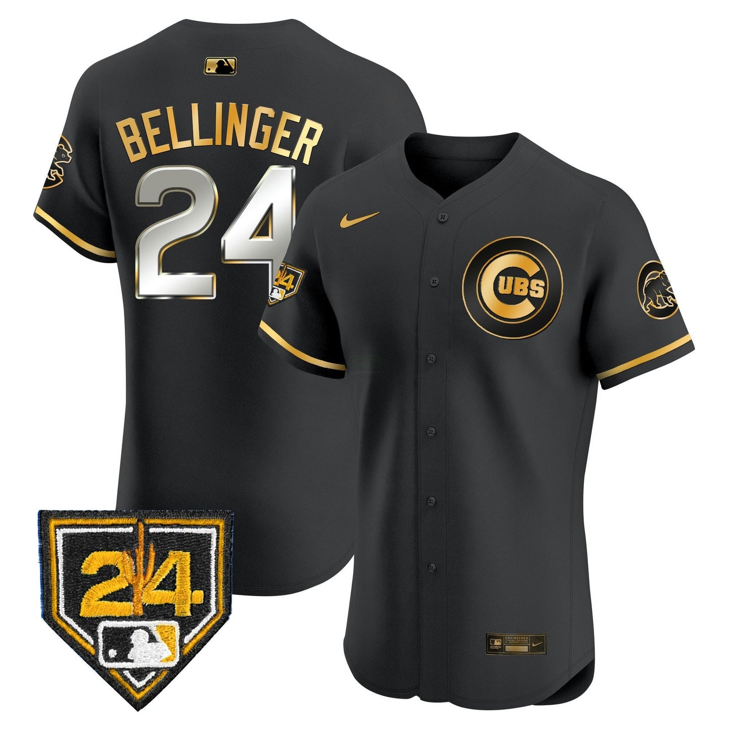 Camisa MLB Men’s Chicago 2024 Spring Training Patch Vapor Premier Elite Jersey V2