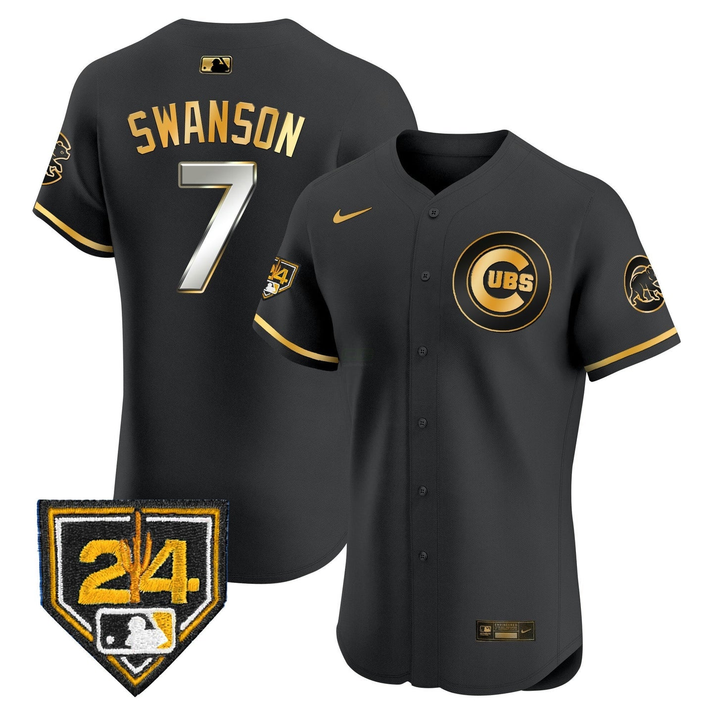 Camisa MLB Men’s Chicago 2024 Spring Training Patch Vapor Premier Elite Jersey V2