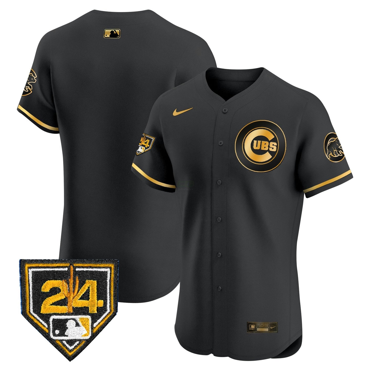Camisa MLB Men’s Chicago 2024 Spring Training Patch Vapor Premier Elite Jersey V2