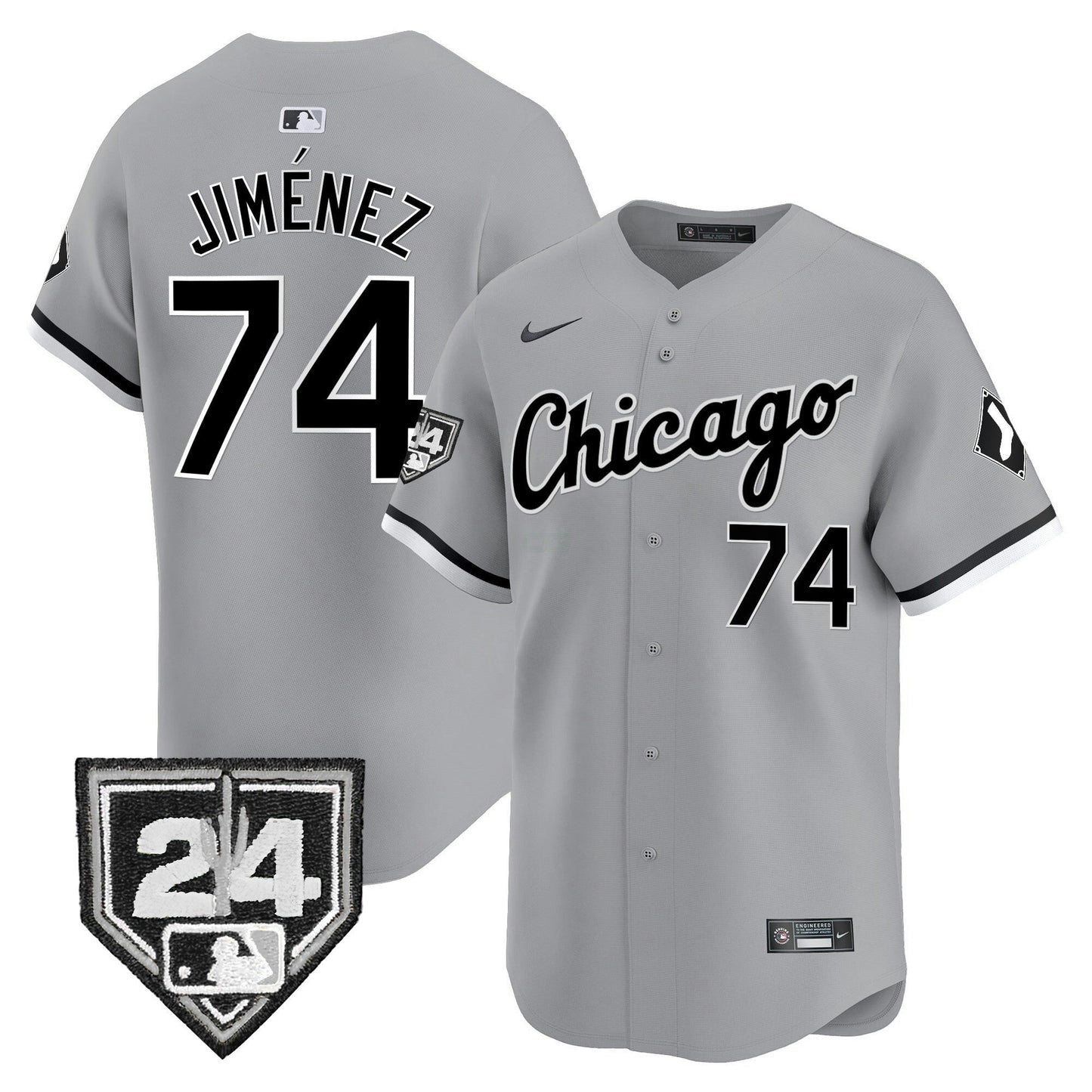 Camisa MLB Chicago White Sox Men’s Chicago 2024 Spring Training Patch Vapor Premier Limited Jersey