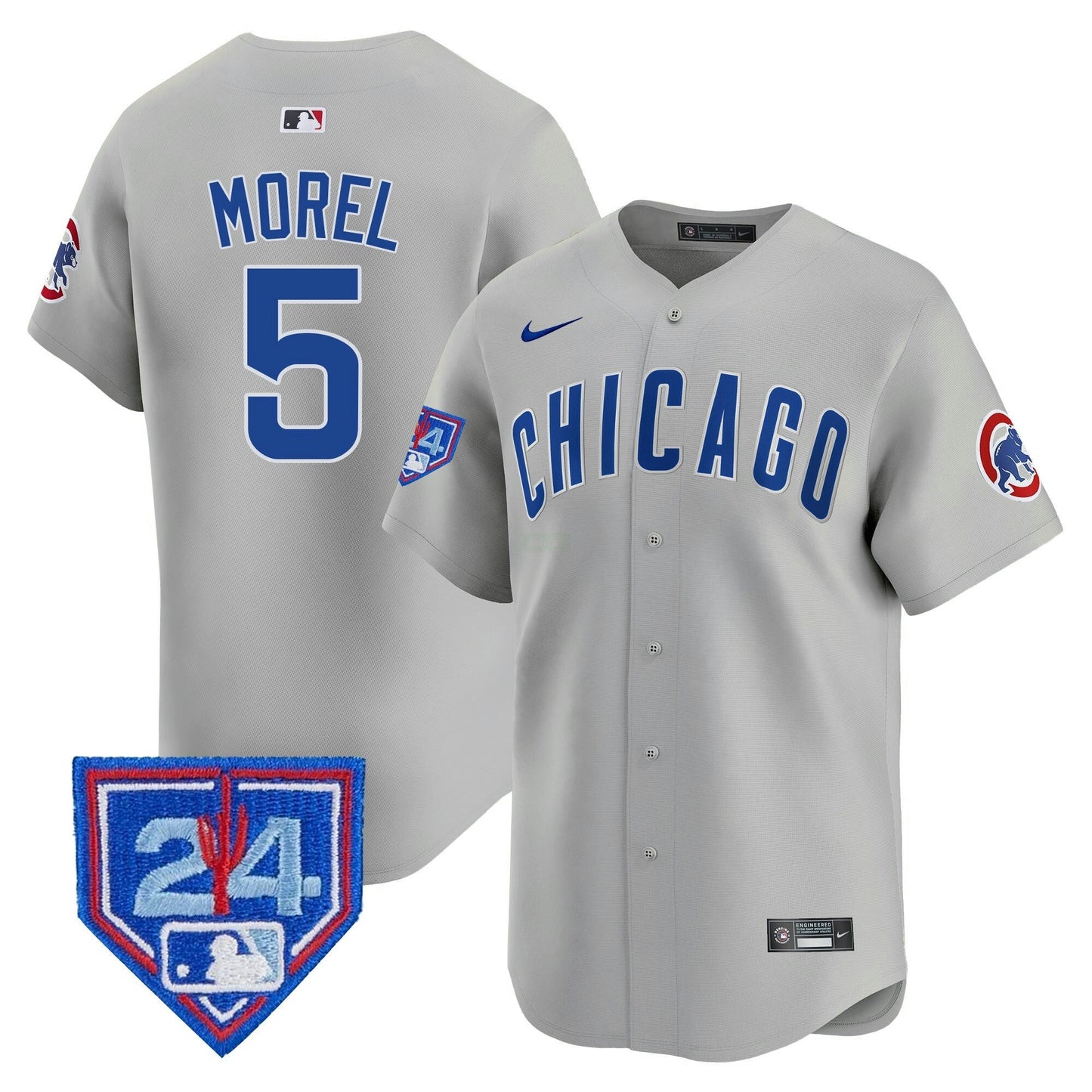 Camisa MLB Chicago Cubs Men’s Chicago 2024 Spring Training Patch Vapor Premier Limited Jersey