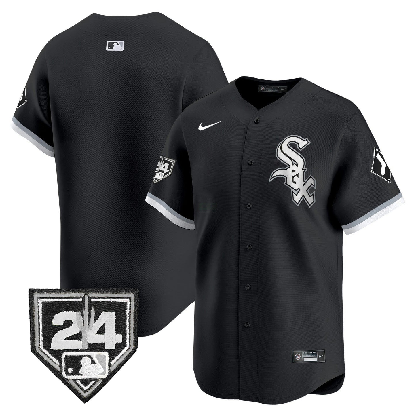 Camisa MLB Chicago White Sox Men’s Chicago 2024 Spring Training Patch Vapor Premier Limited Jersey