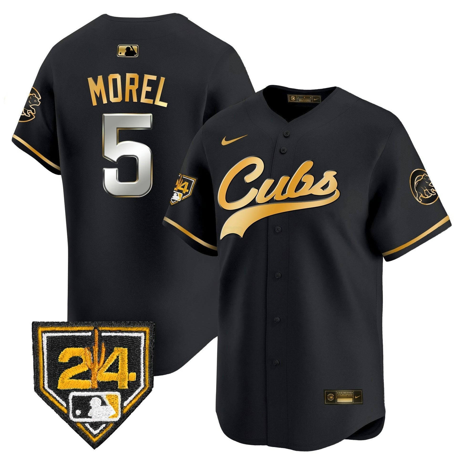 Camisa MLB Chicago Cubs Men’s Chicago 2024 Spring Training Patch Vapor Premier Limited Jersey