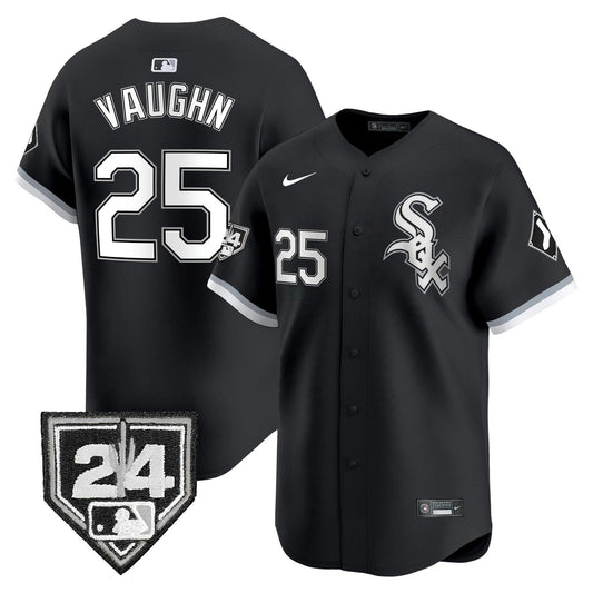 Camisa MLB Chicago White Sox Men’s Chicago 2024 Spring Training Patch Vapor Premier Limited Jersey