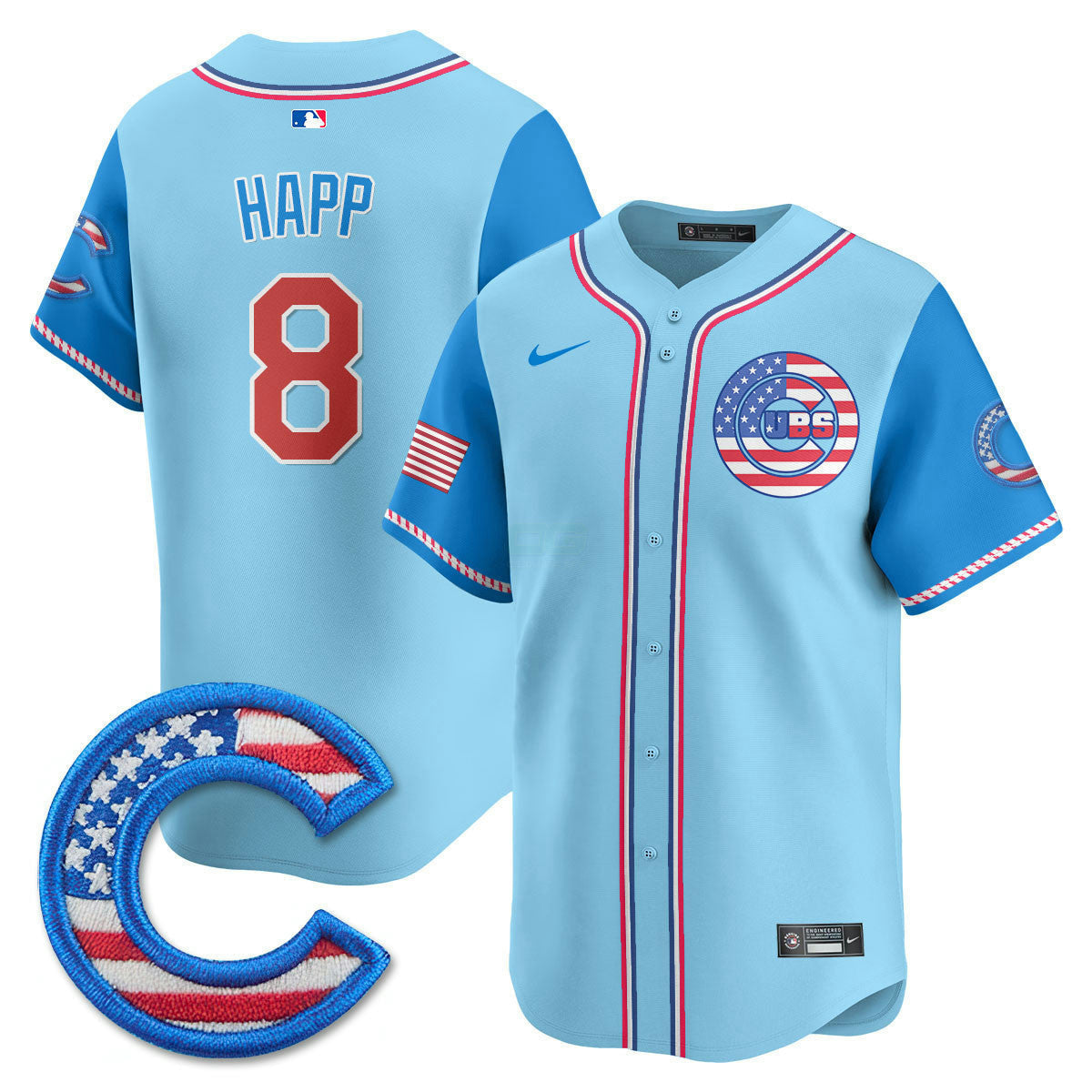 Camisa MLB Men’s Chicago 2025 Fourth of July Vapor Premier Limited Jersey