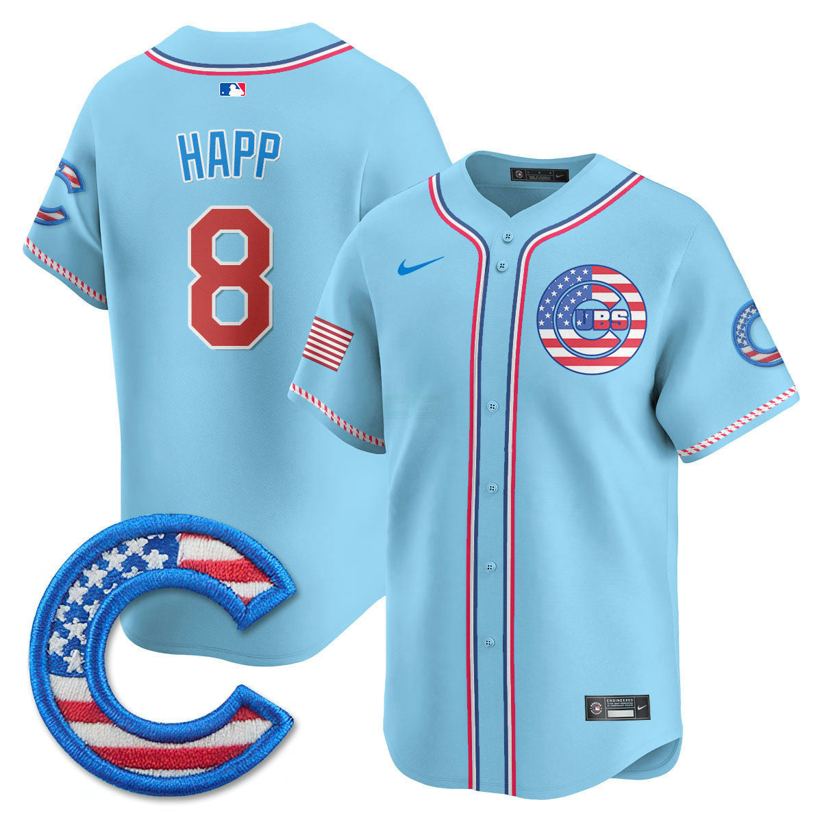 Camisa MLB Men’s Chicago 2025 Fourth of July Vapor Premier Limited Jersey