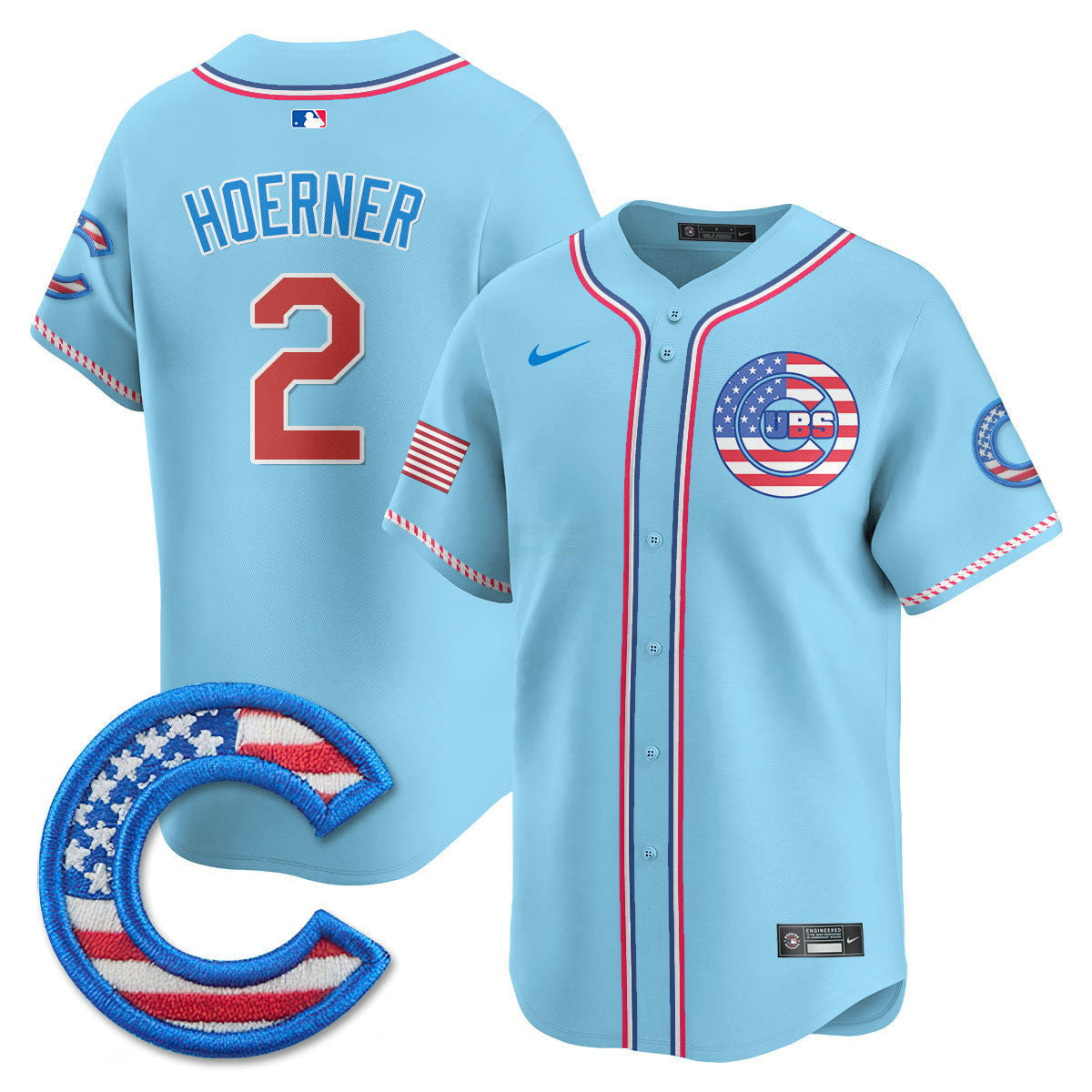 Camisa MLB Men’s Chicago 2025 Fourth of July Vapor Premier Limited Jersey