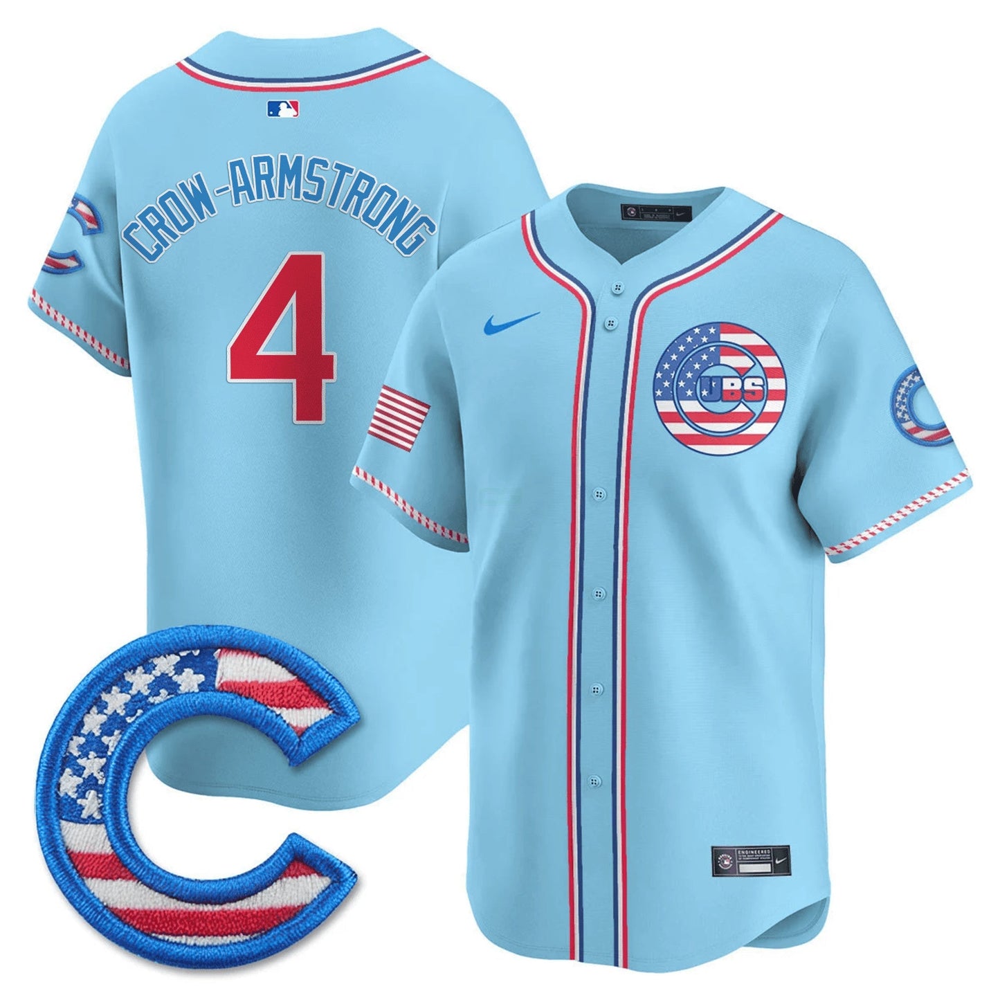 Camisa MLB Men’s Chicago 2025 Fourth of July Vapor Premier Limited Jersey