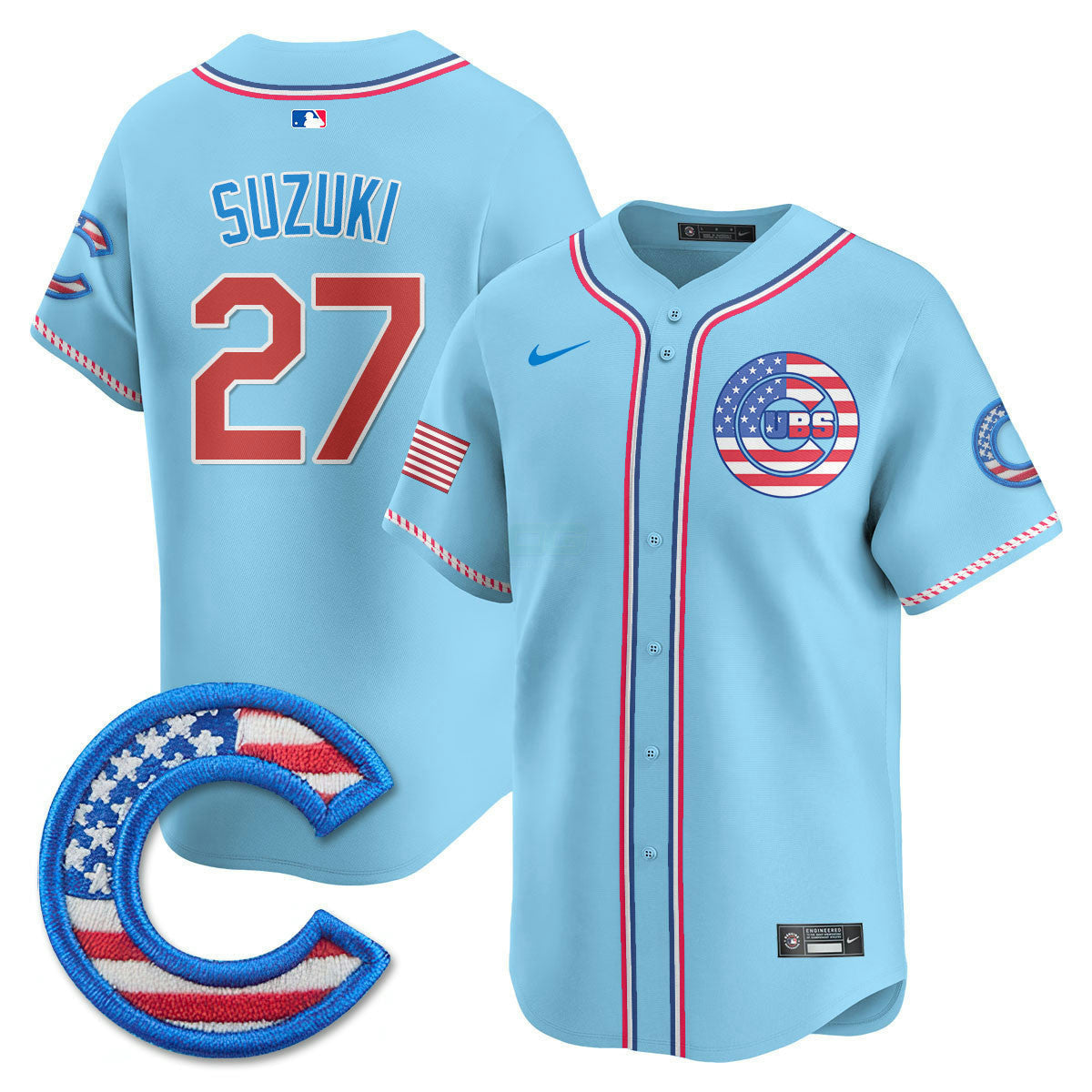 Camisa MLB Men’s Chicago 2025 Fourth of July Vapor Premier Limited Jersey