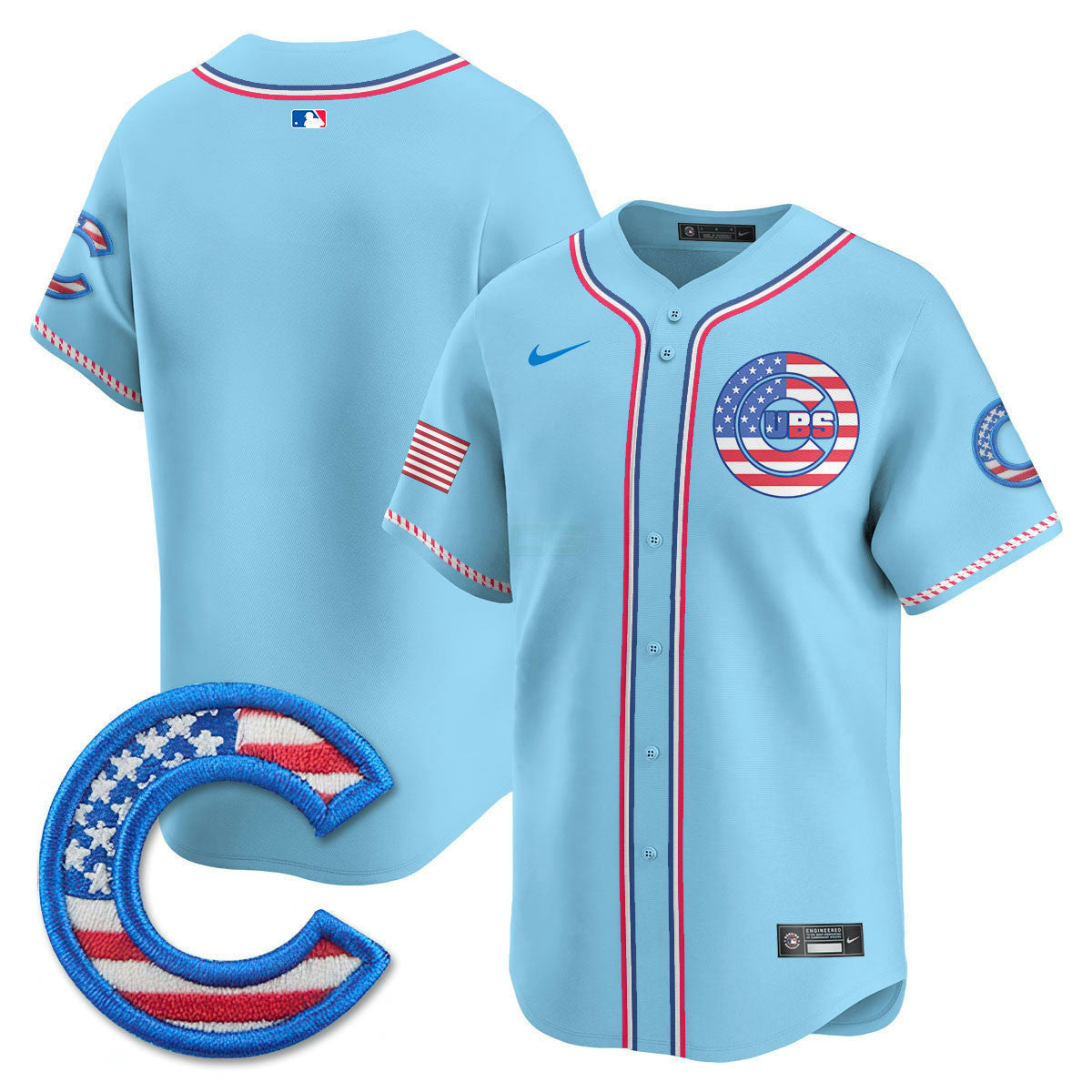 Camisa MLB Men’s Chicago 2025 Fourth of July Vapor Premier Limited Jersey