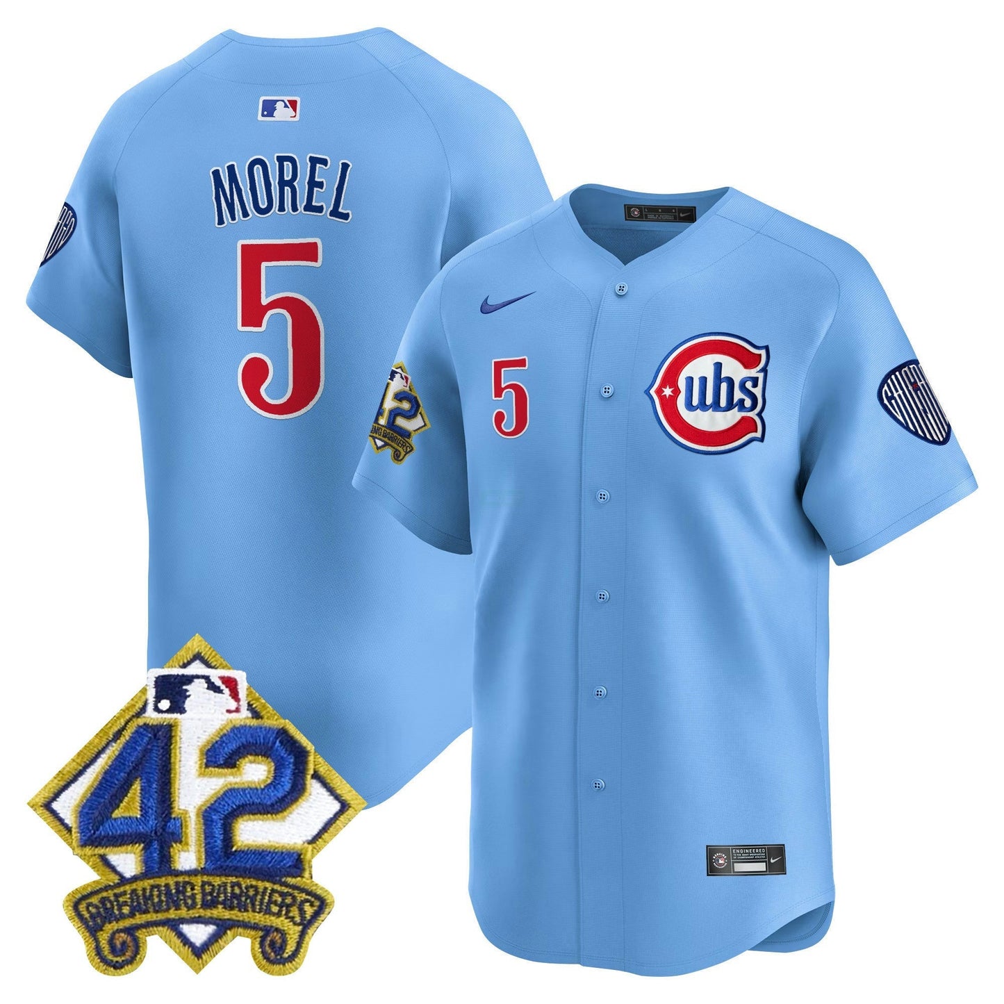 Camisa MLB Men’s Chicago 2025 Jackie Robinson Patch Vapor Premier Limited Jersey