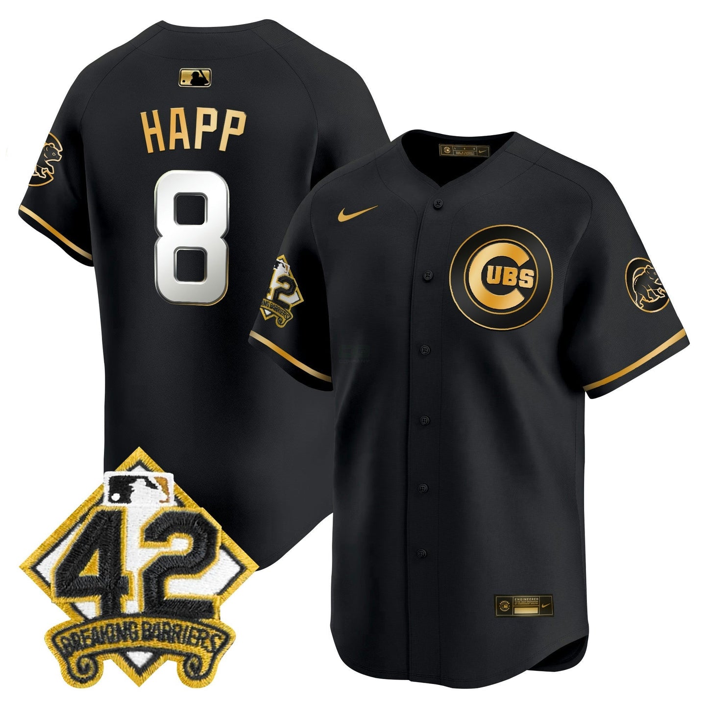 Camisa MLB Men’s Chicago 2025 Jackie Robinson Patch Vapor Premier Limited Jersey