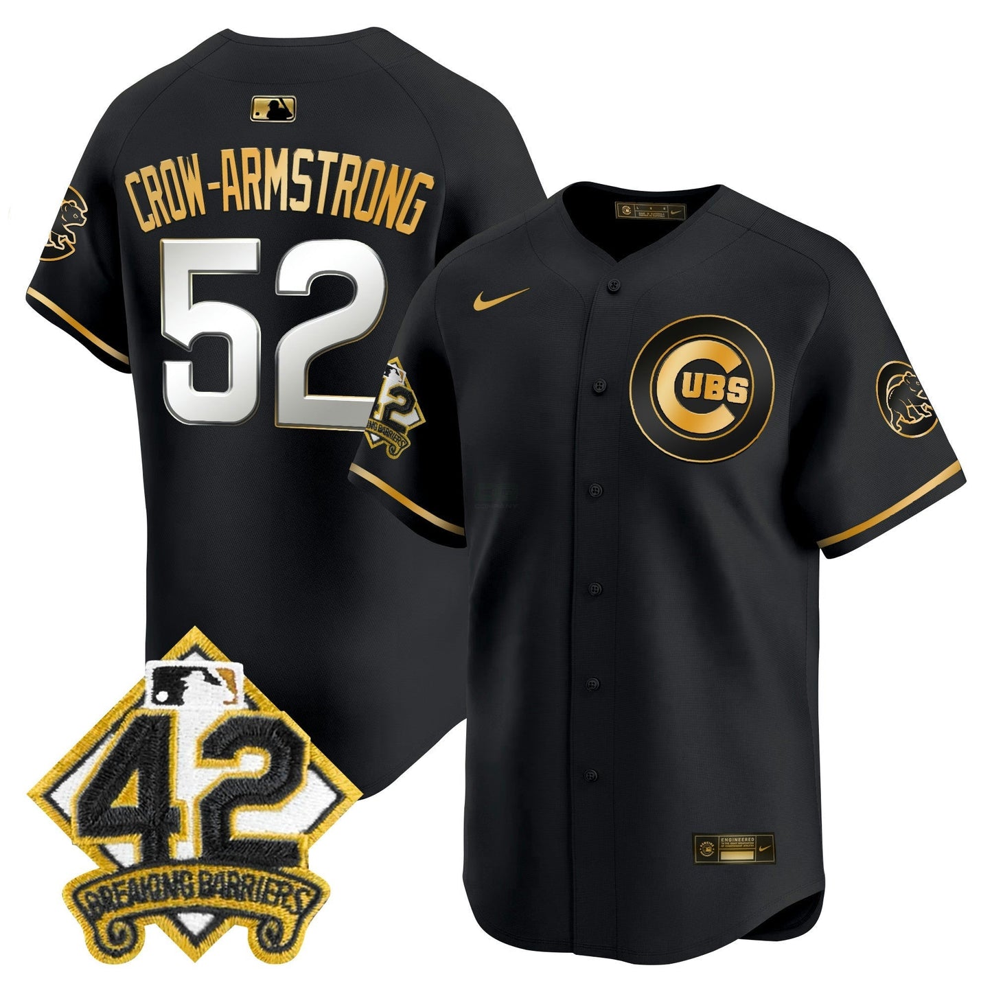 Camisa MLB Men’s Chicago 2025 Jackie Robinson Patch Vapor Premier Limited Jersey