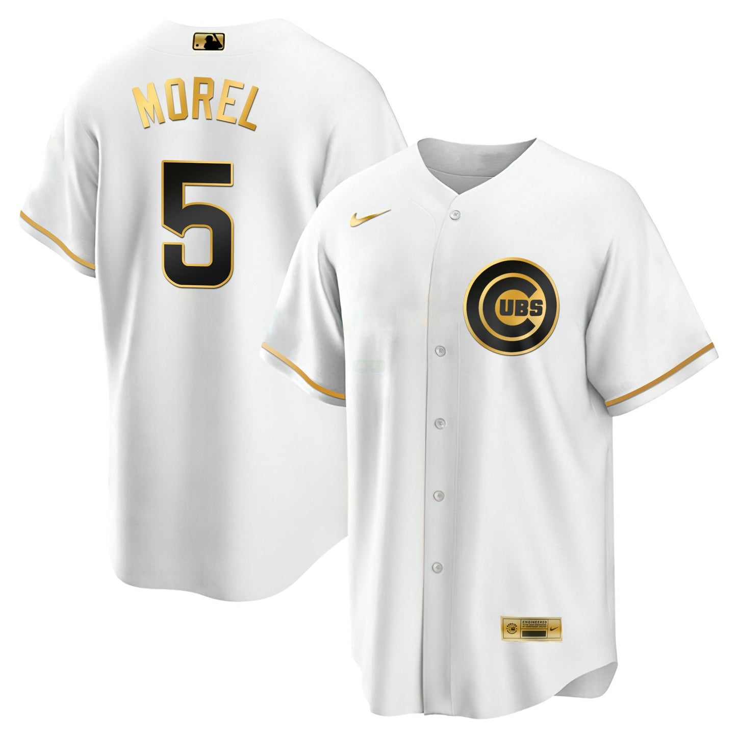 Camisa MLB Chicago Cubs Men’s Chicago Black Limited & Dourada Jersey